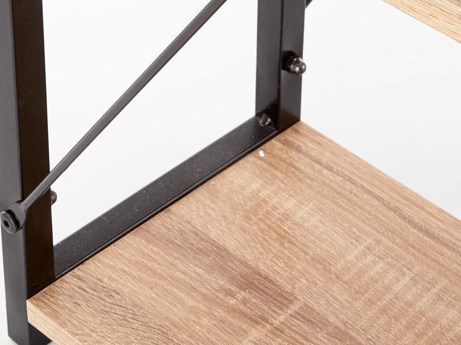 Bureau Houston 1888 (Sonoma chêne + Noir)