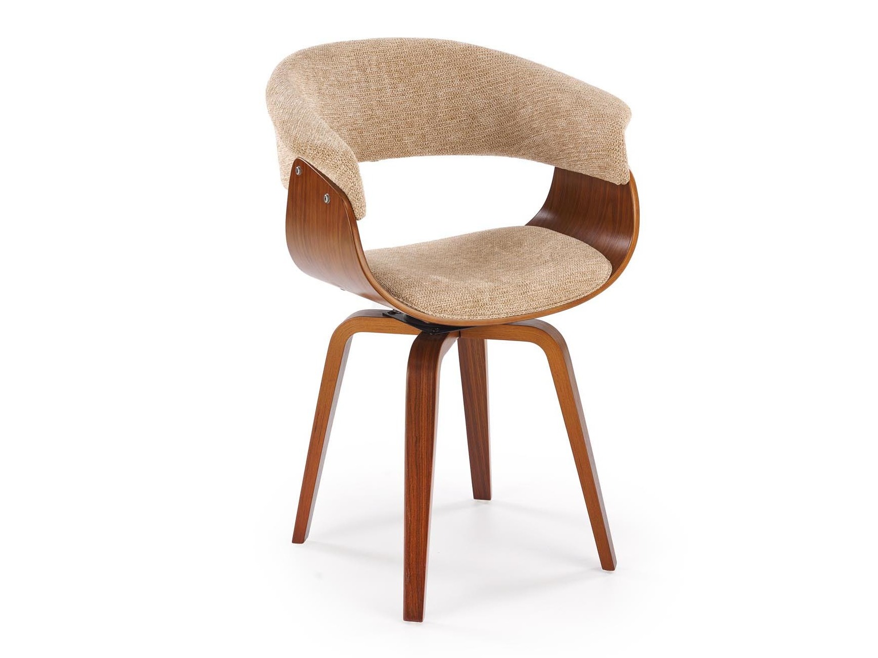 Chaise Houston 1597 (Beige + Noyer)