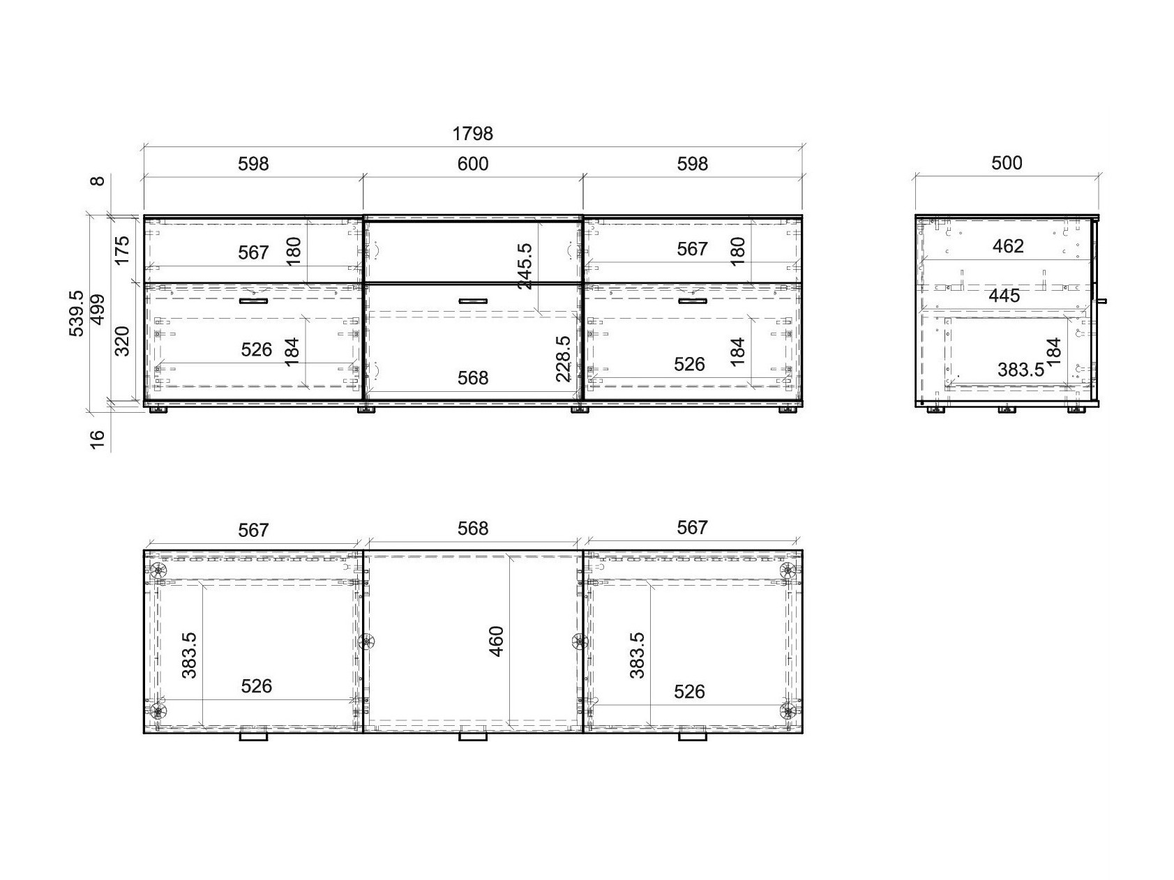 Ensemble de salon Alnue 107