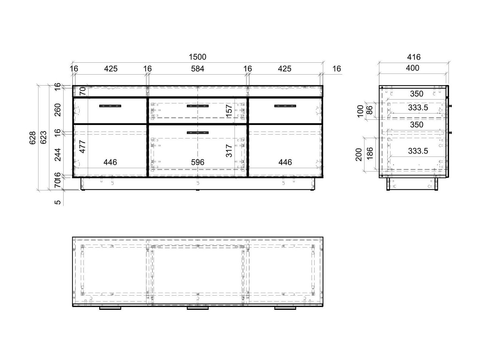 Meuble TV Balelbu 100