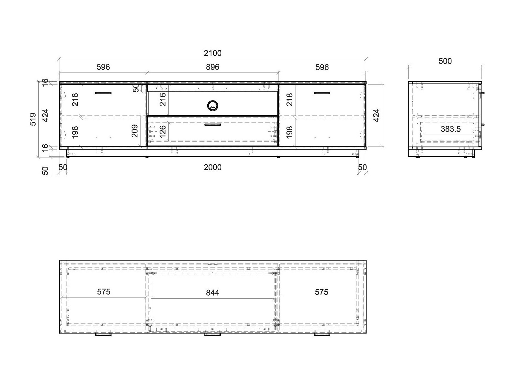 Meuble TV Salsalo 100