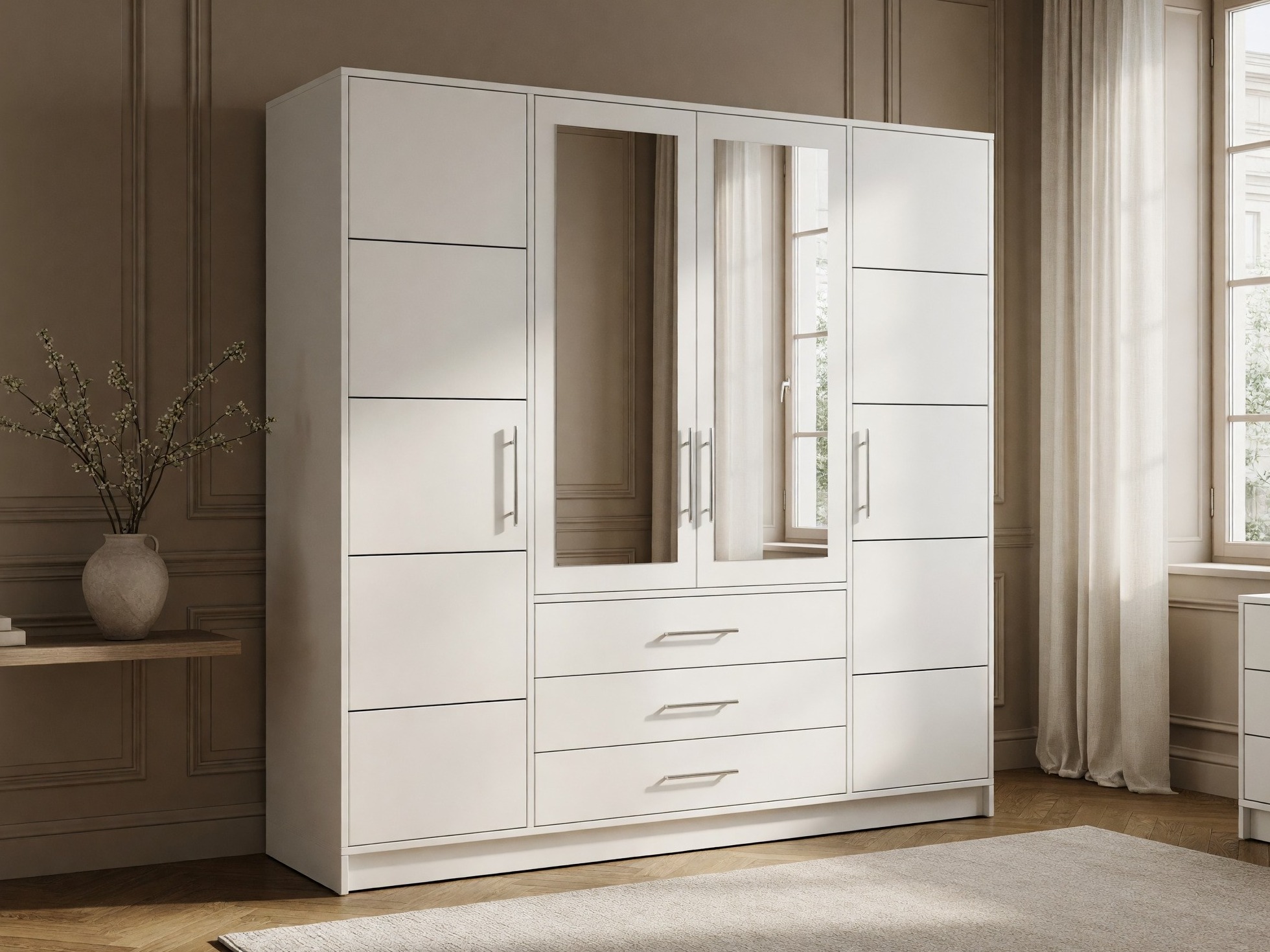 Armoire Dortivu (Blanc)