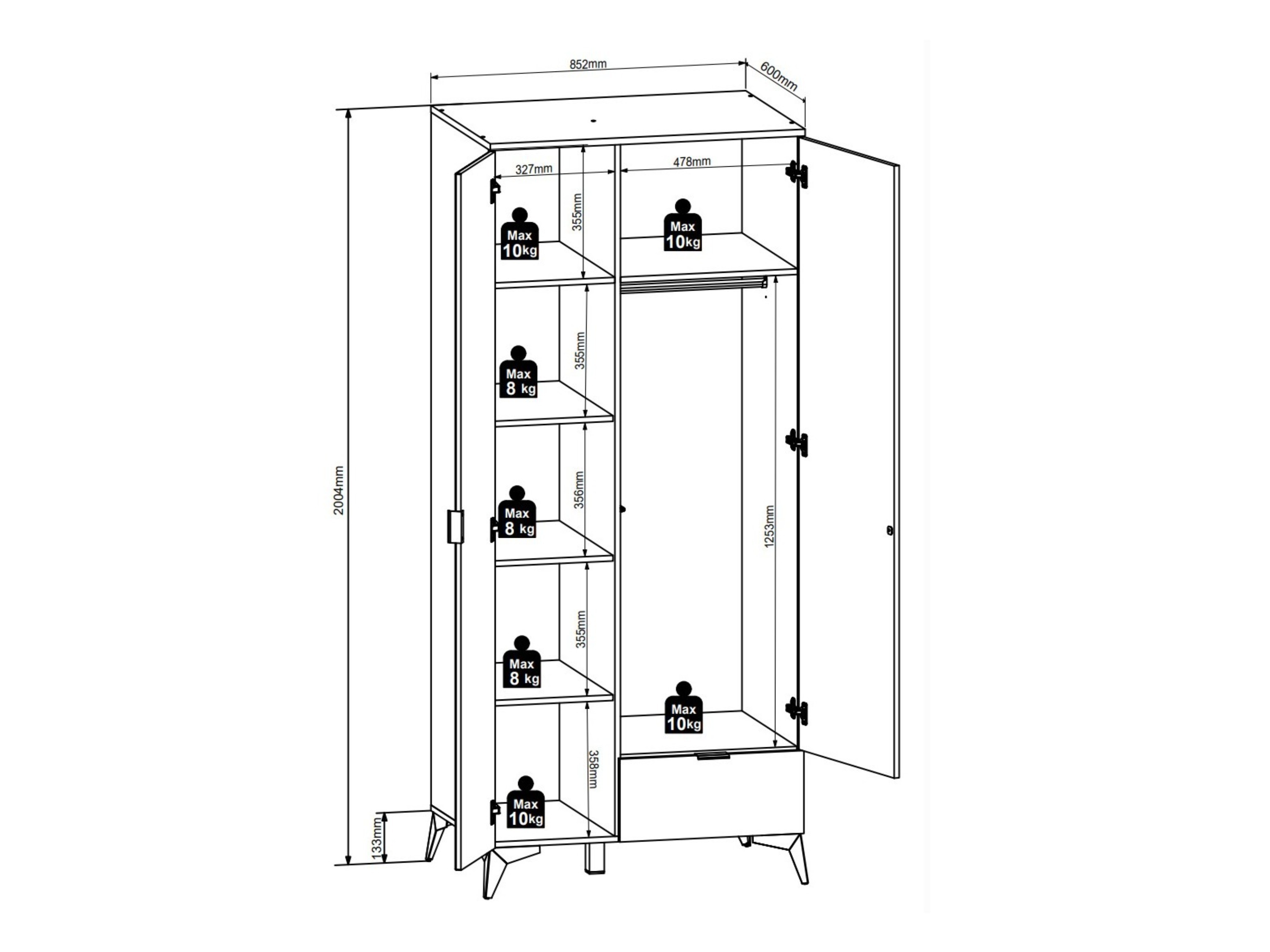 Armoire Ruvmeli 105