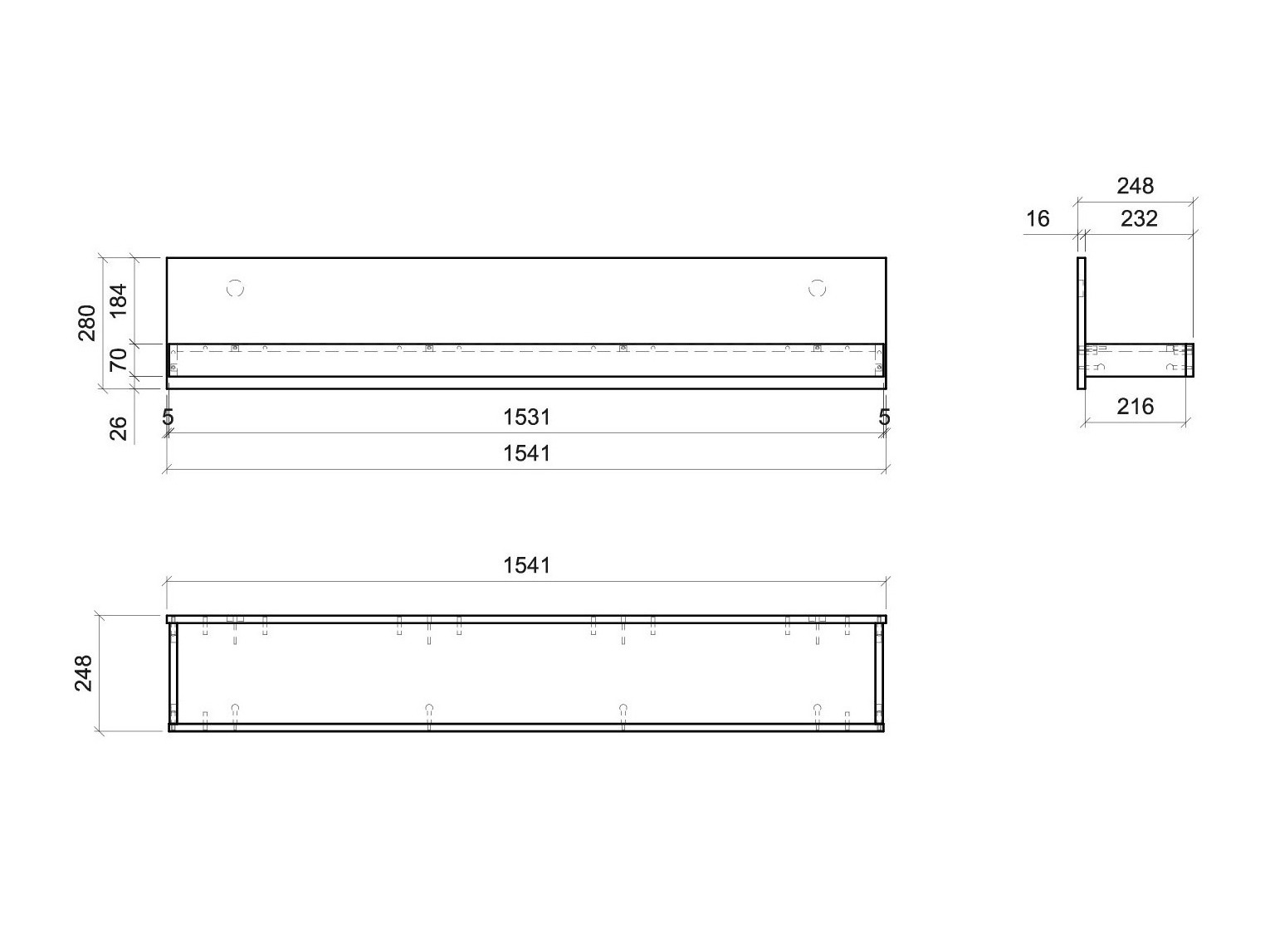Étagère murale Ophtola 111