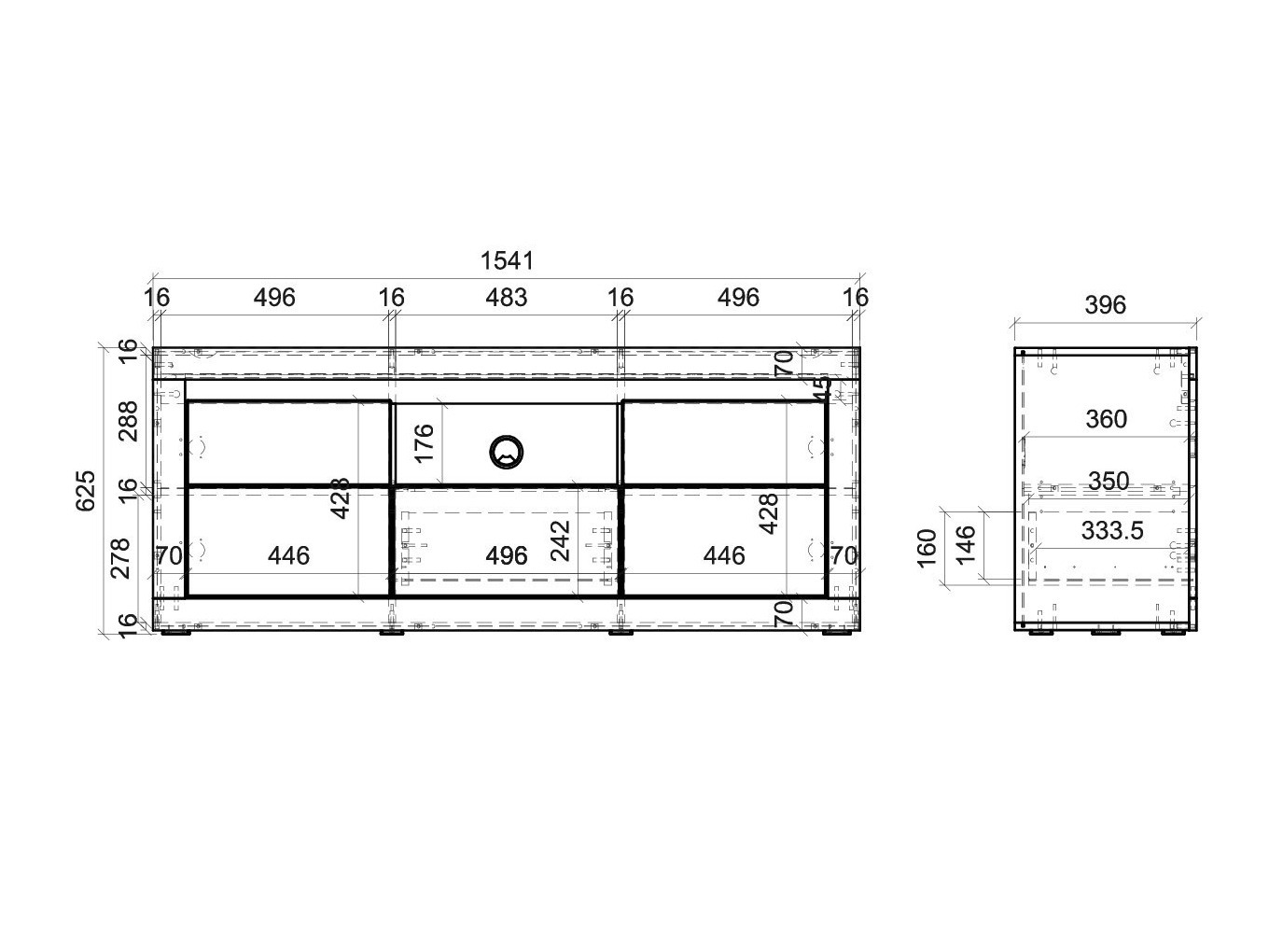 Meuble TV Ophtola 107