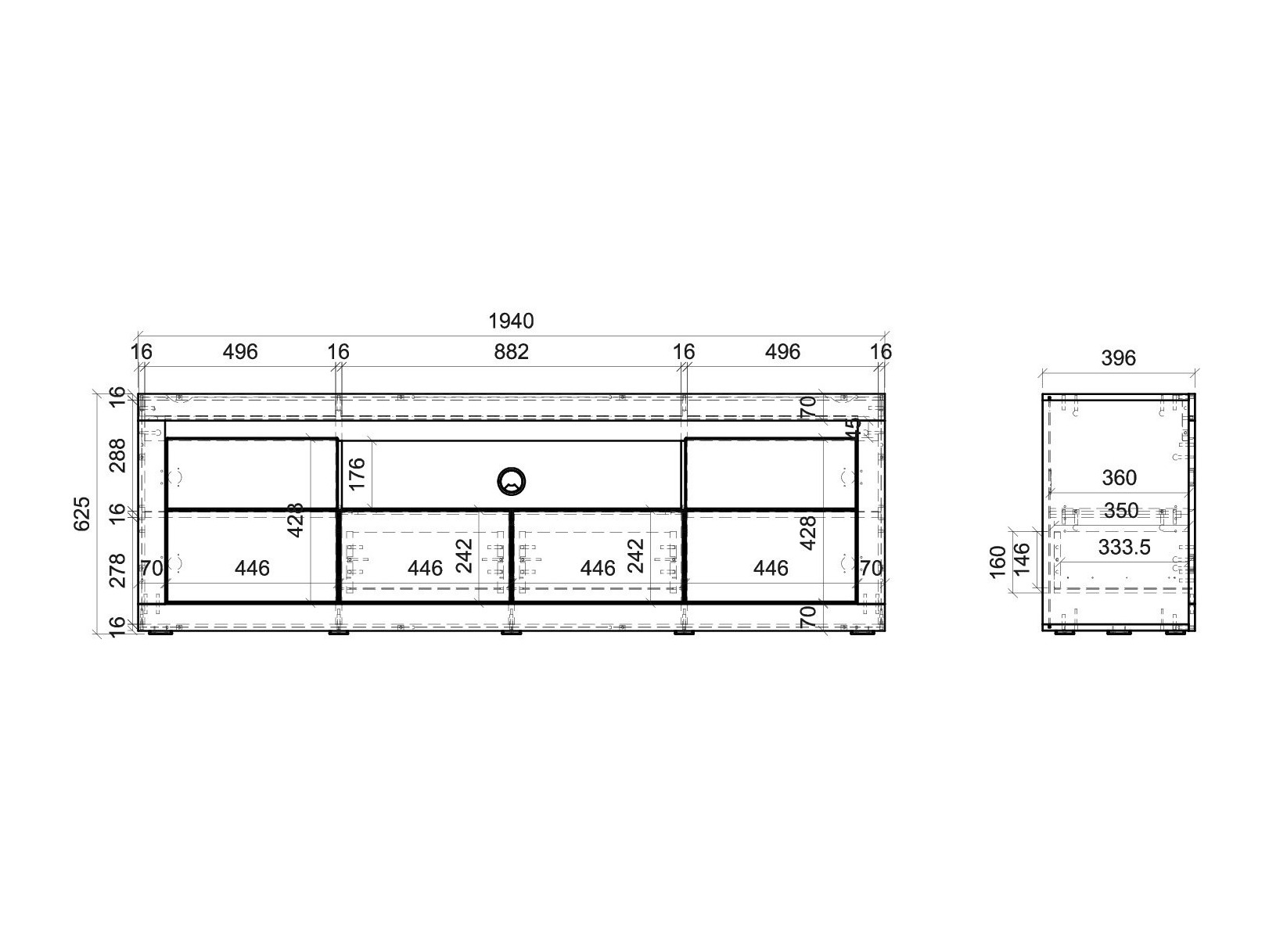 Meuble TV Ophtola 108
