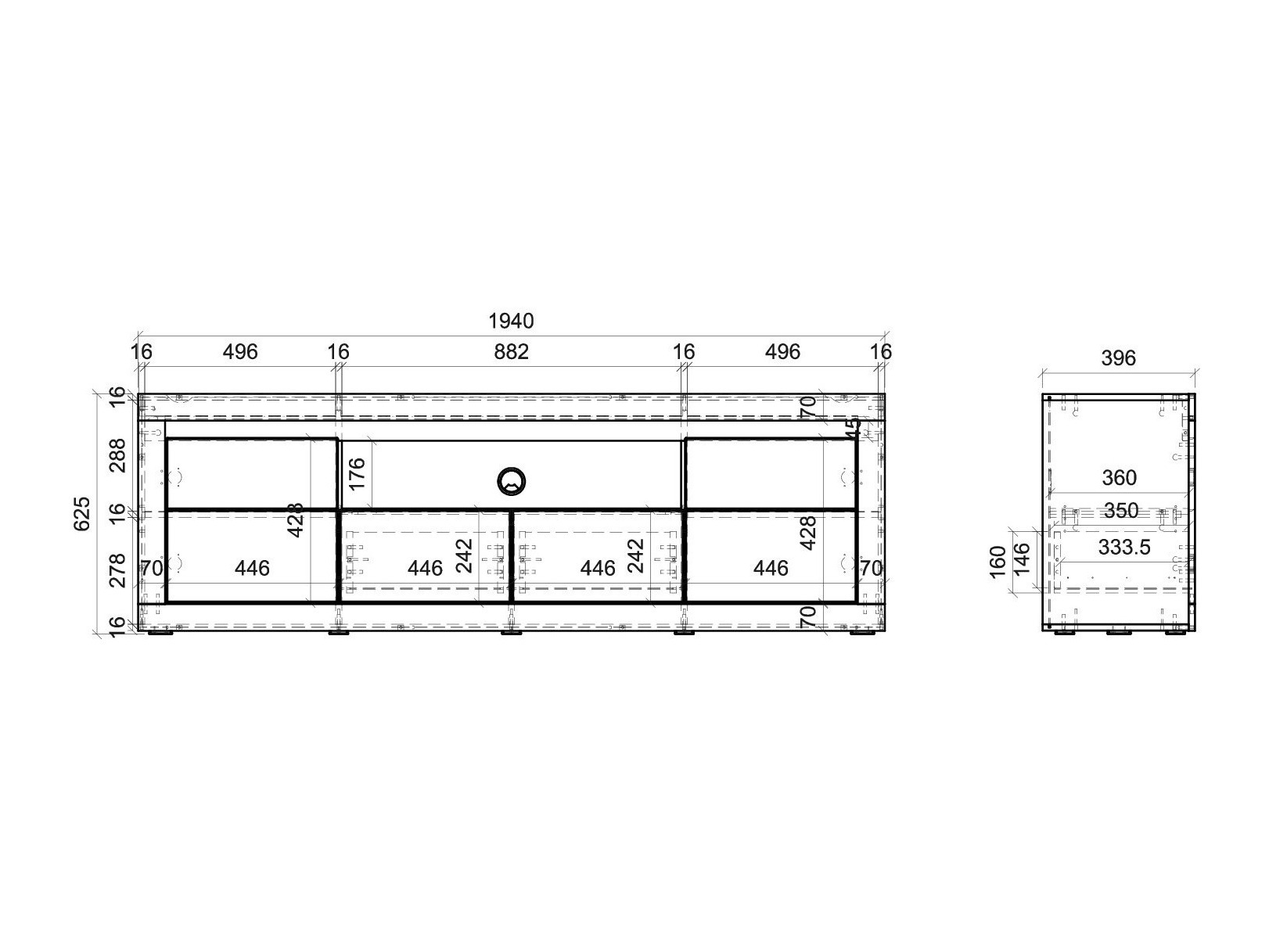 Ensemble de salon Ophtola 121 (Gauche)
