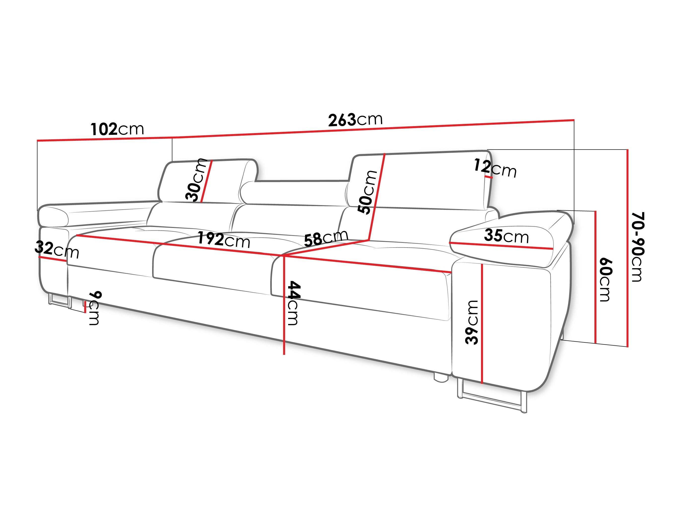 Canapé Comfivo Vinetum III (Flow 06)
