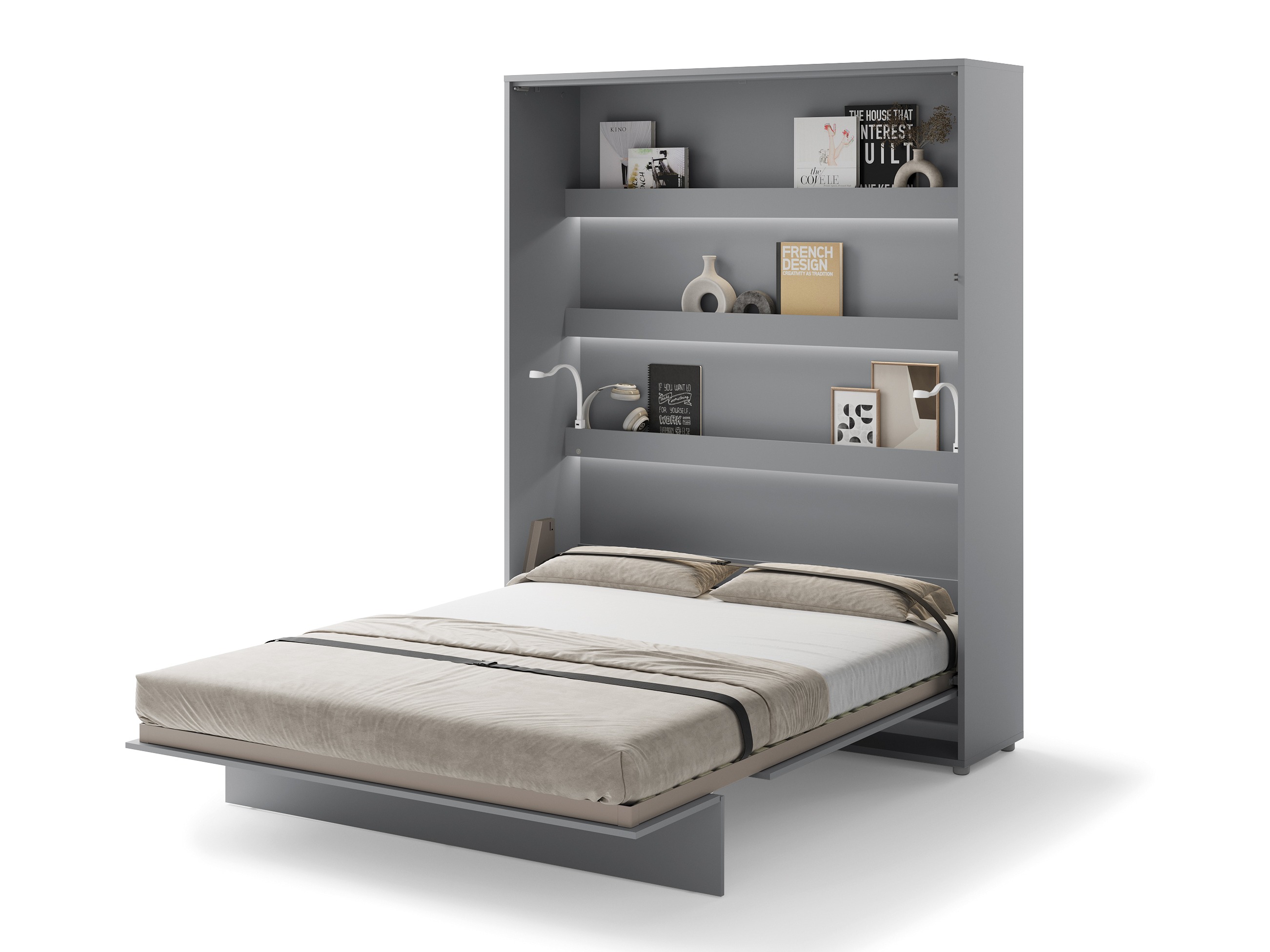 Lit escamotable Concept Pro Lenart (Gris)