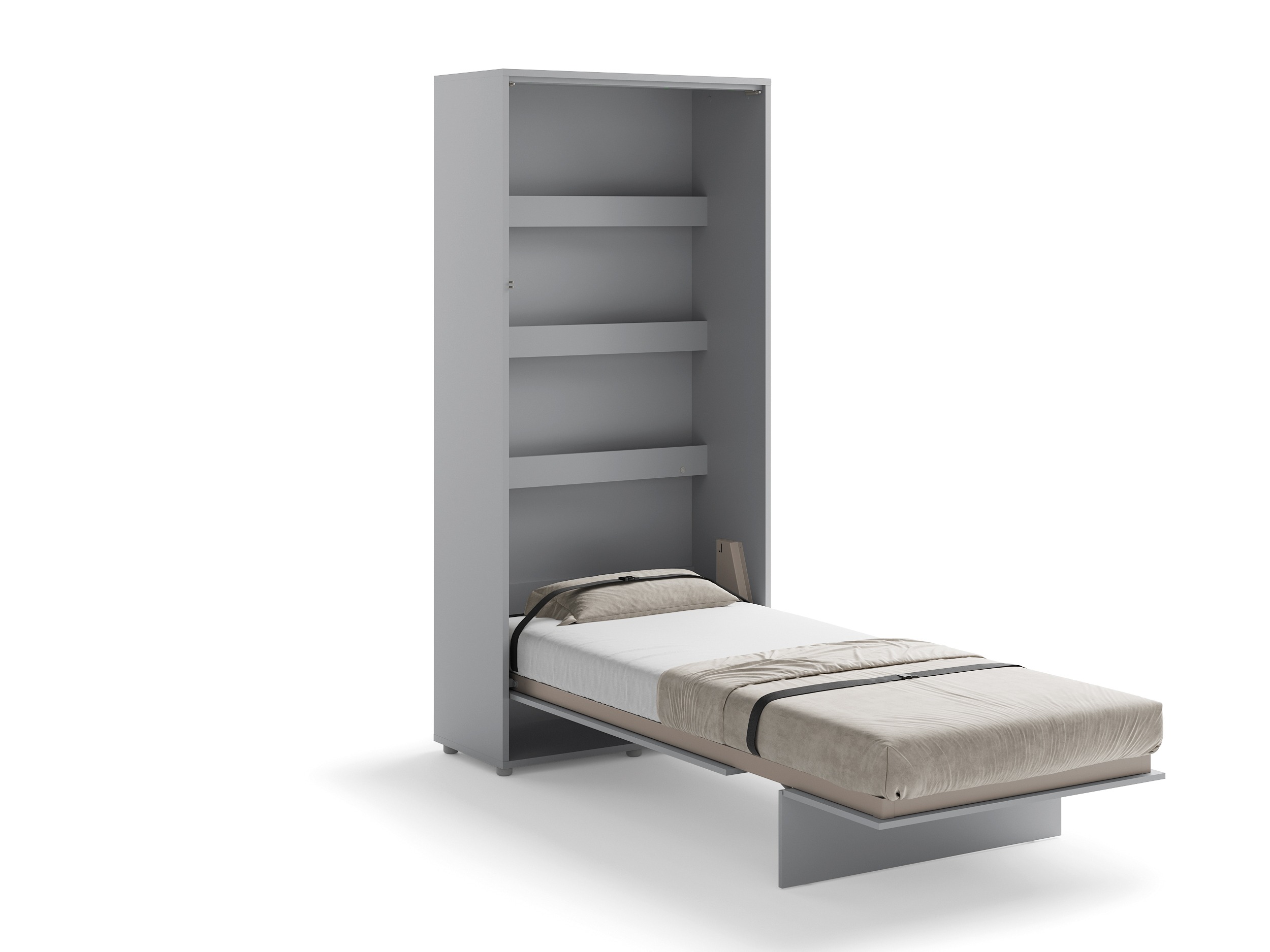 Lit escamotable Concept Pro Lenart Levfere 102 (Gris)