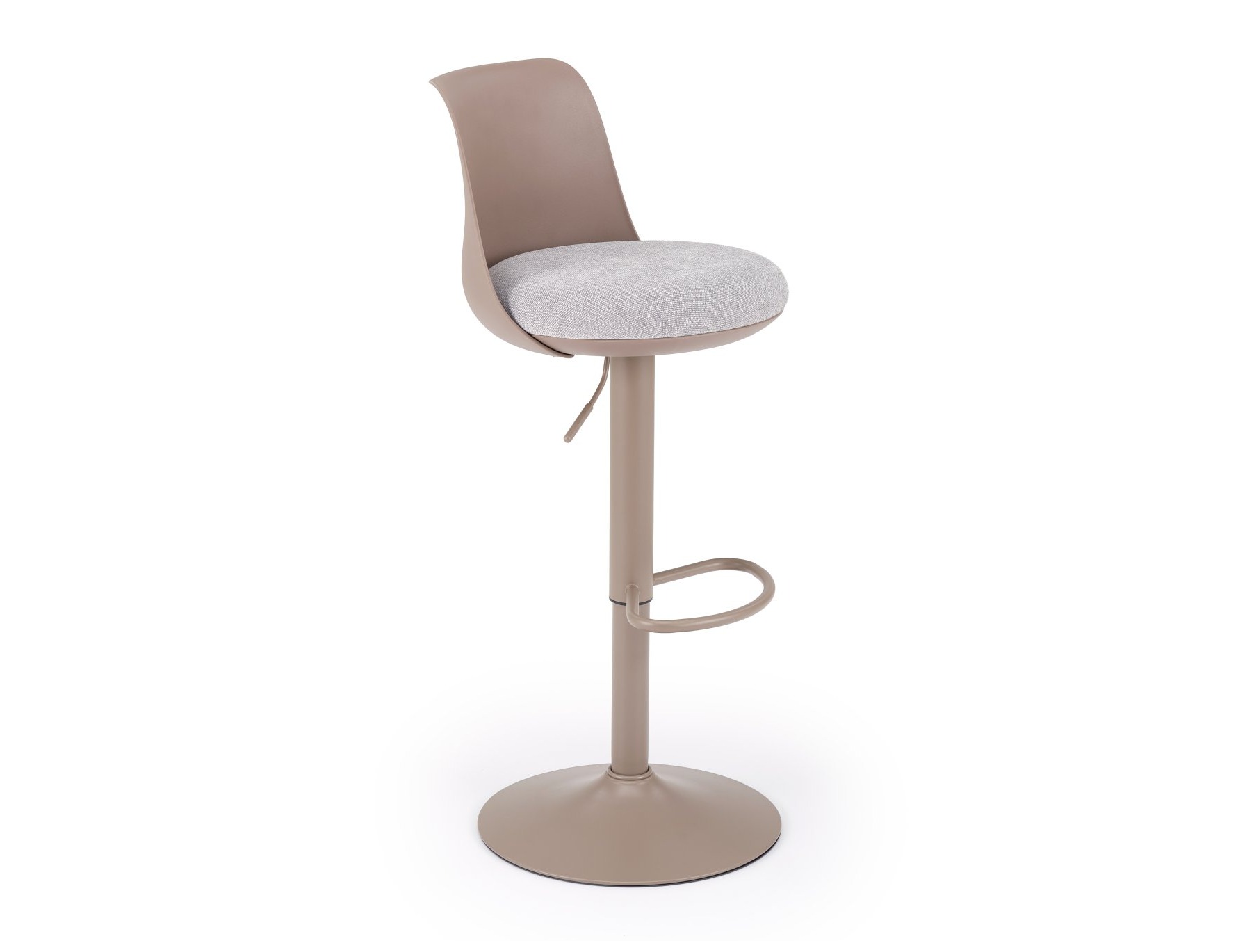 Chaise de bar Houston 2104 (Gris + Brun clair)