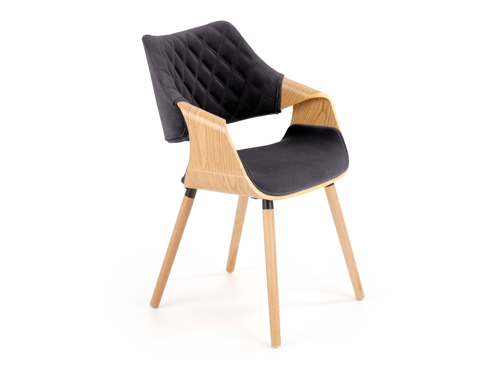 Chaise Houston 720 (Clair bois + Noir)