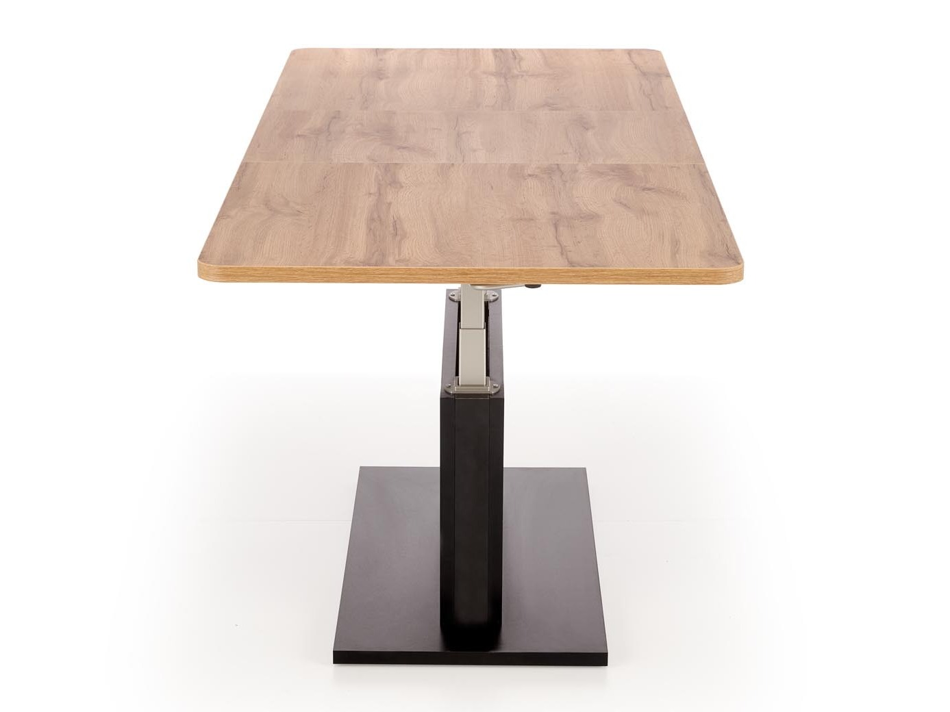 Table basse transformable Houston 1253 (Chêne wotan + Noir)