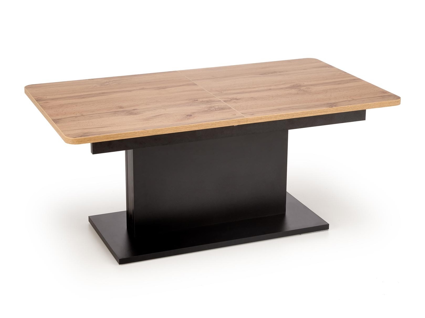 Transforming table basse Houston 1253 (Chêne wotan + Noir)
