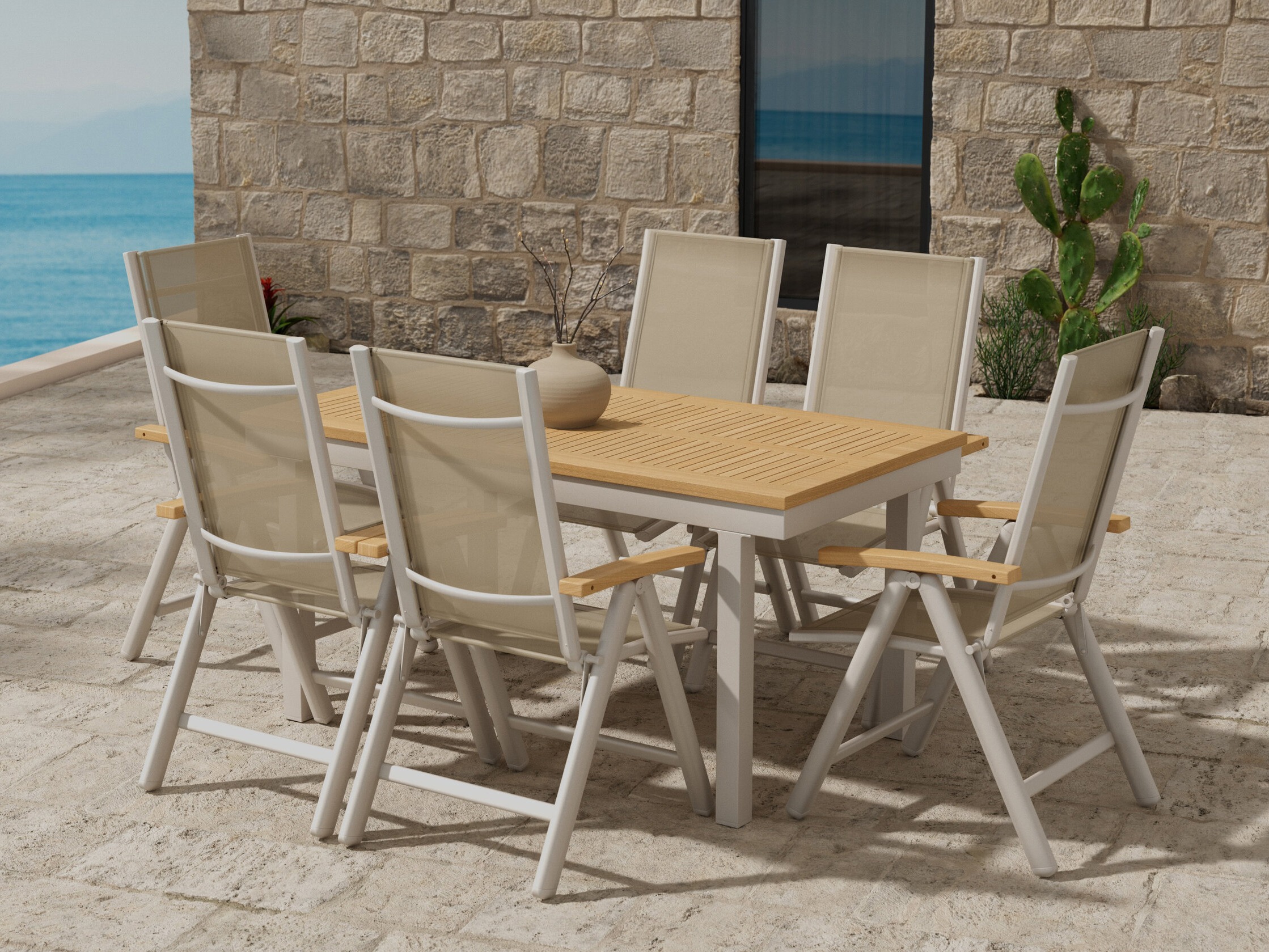 Ensemble table et chaises Dallas 5204
