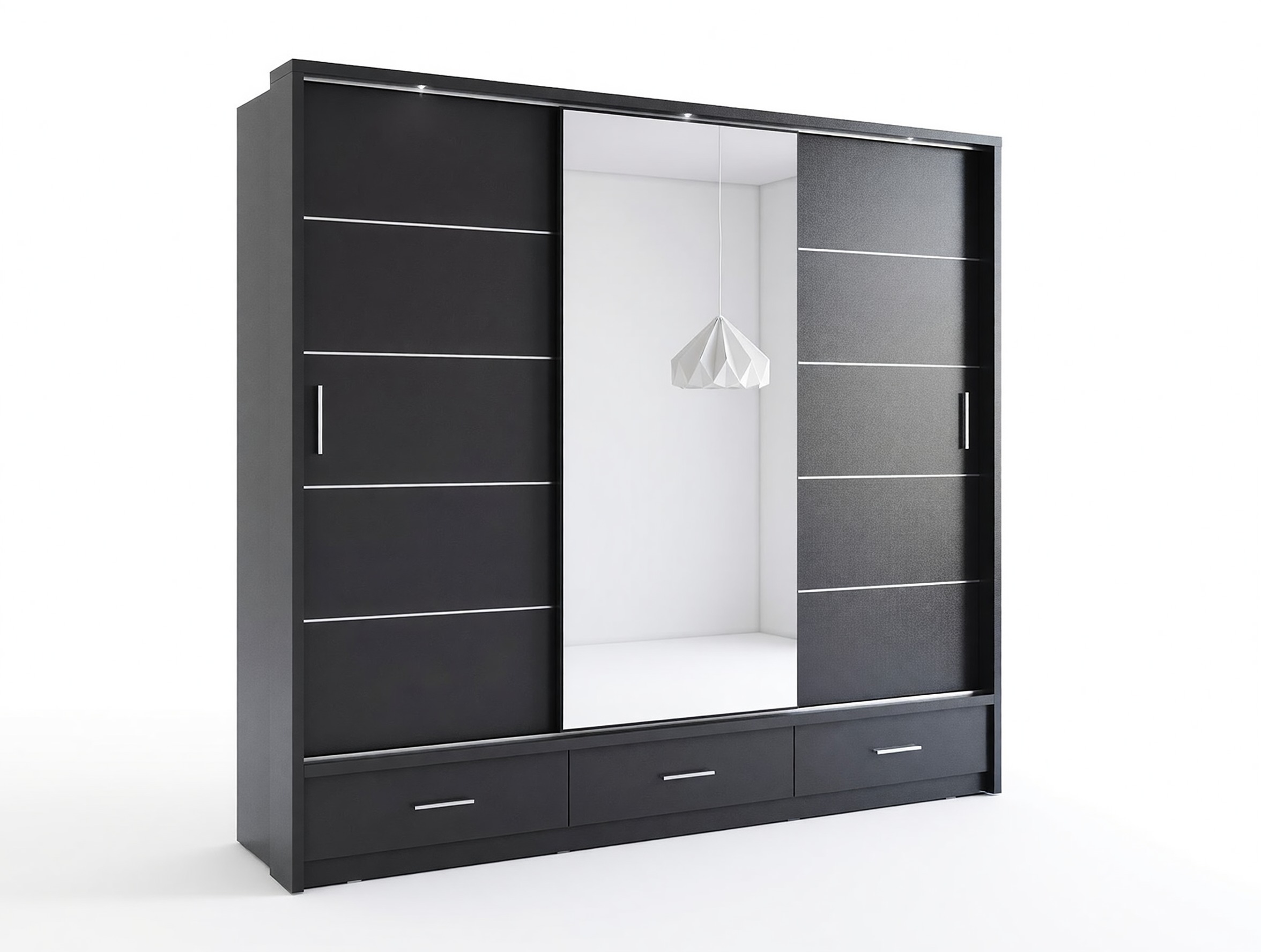 Armoire Fresno 100 (Noir)