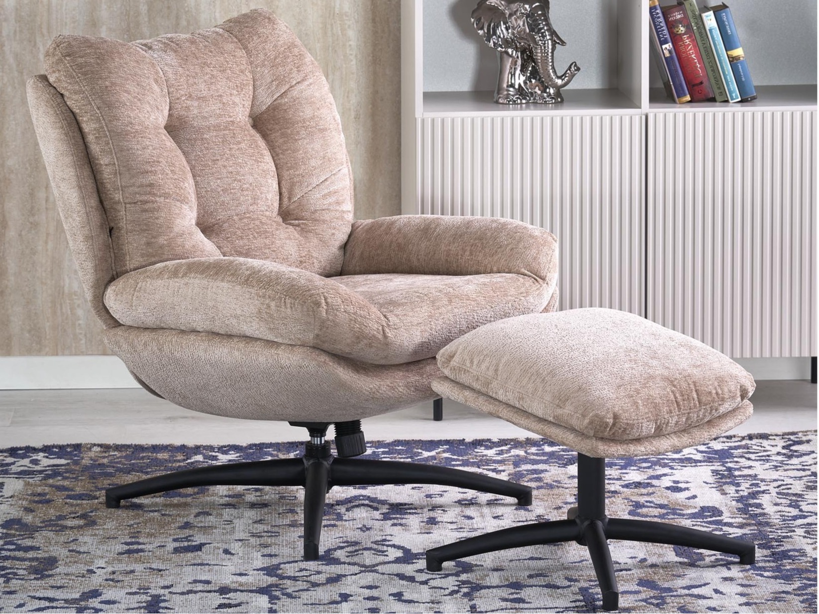 Fauteuil Houston 1900 (Beige)