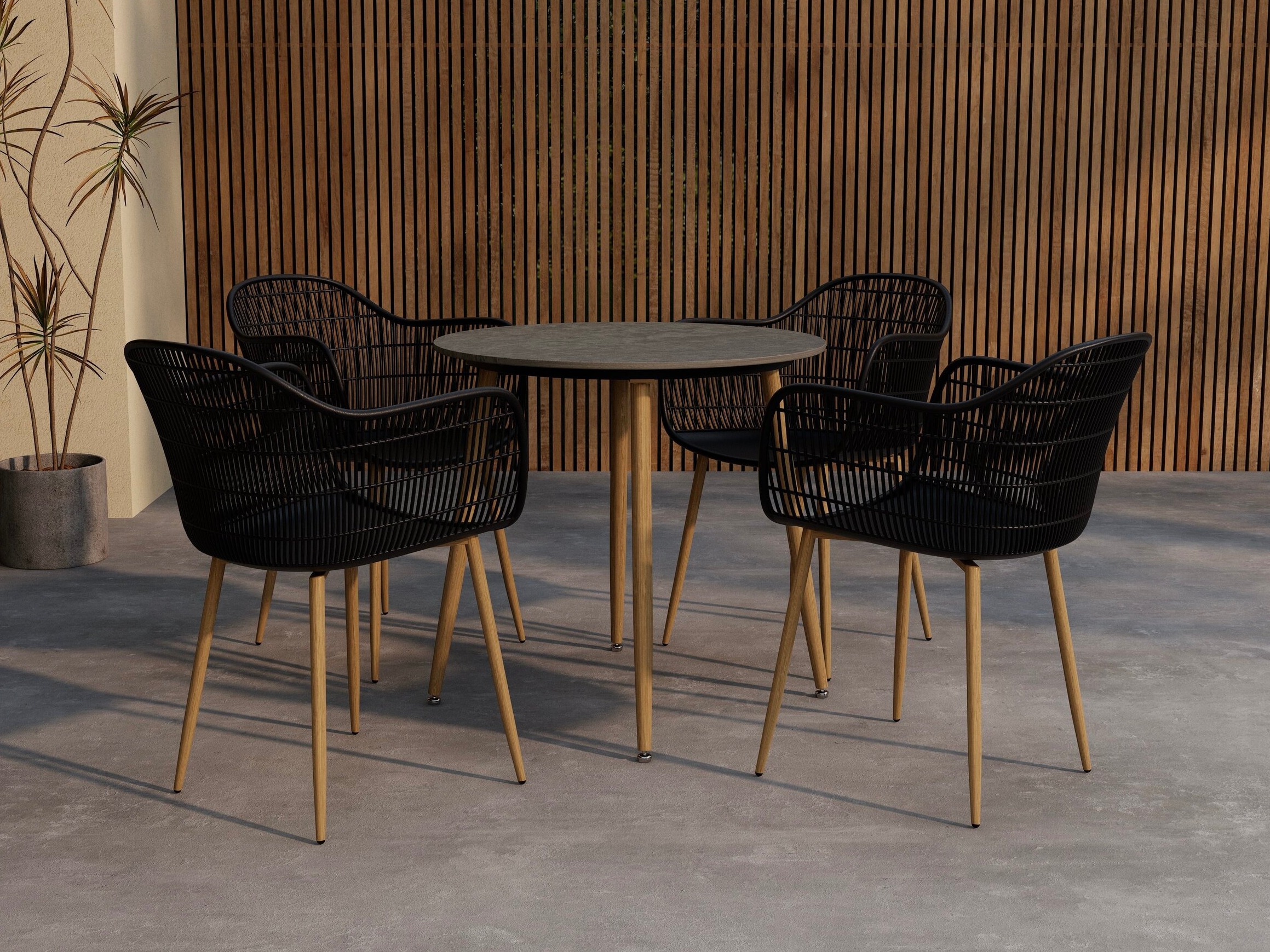Ensemble table et chaises Dallas 5221