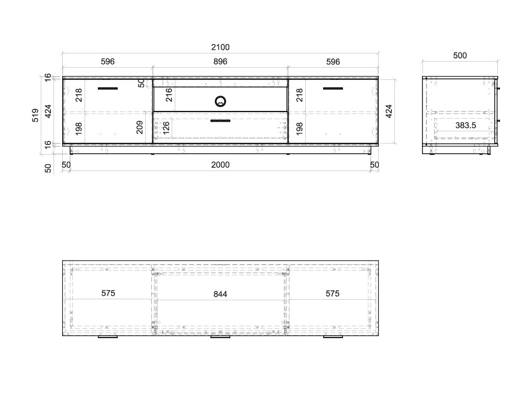 Meuble TV Tencati 100