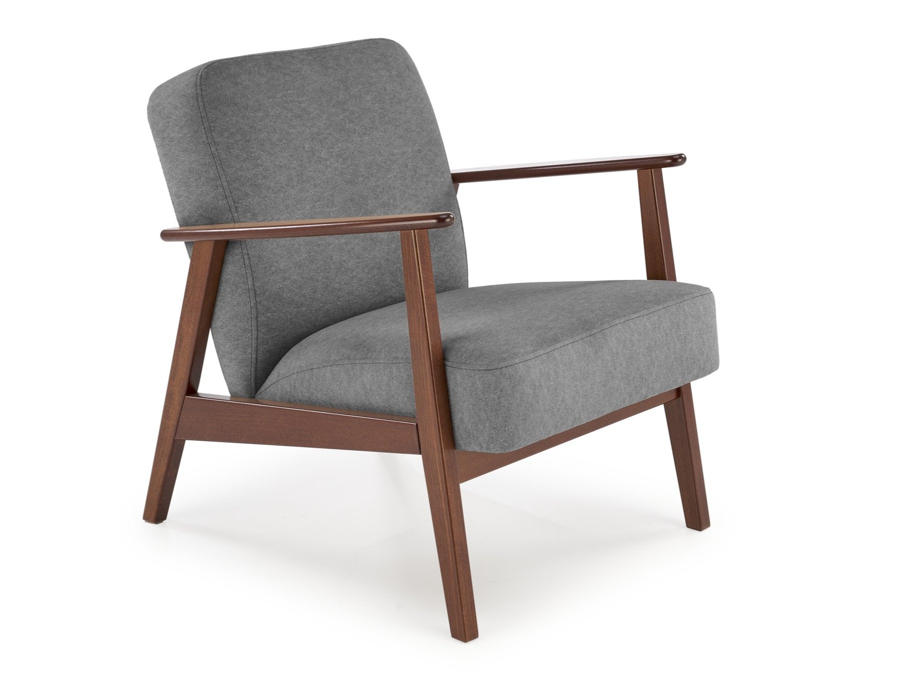 Fauteuil Houston 2116 (Gris + Noyer)