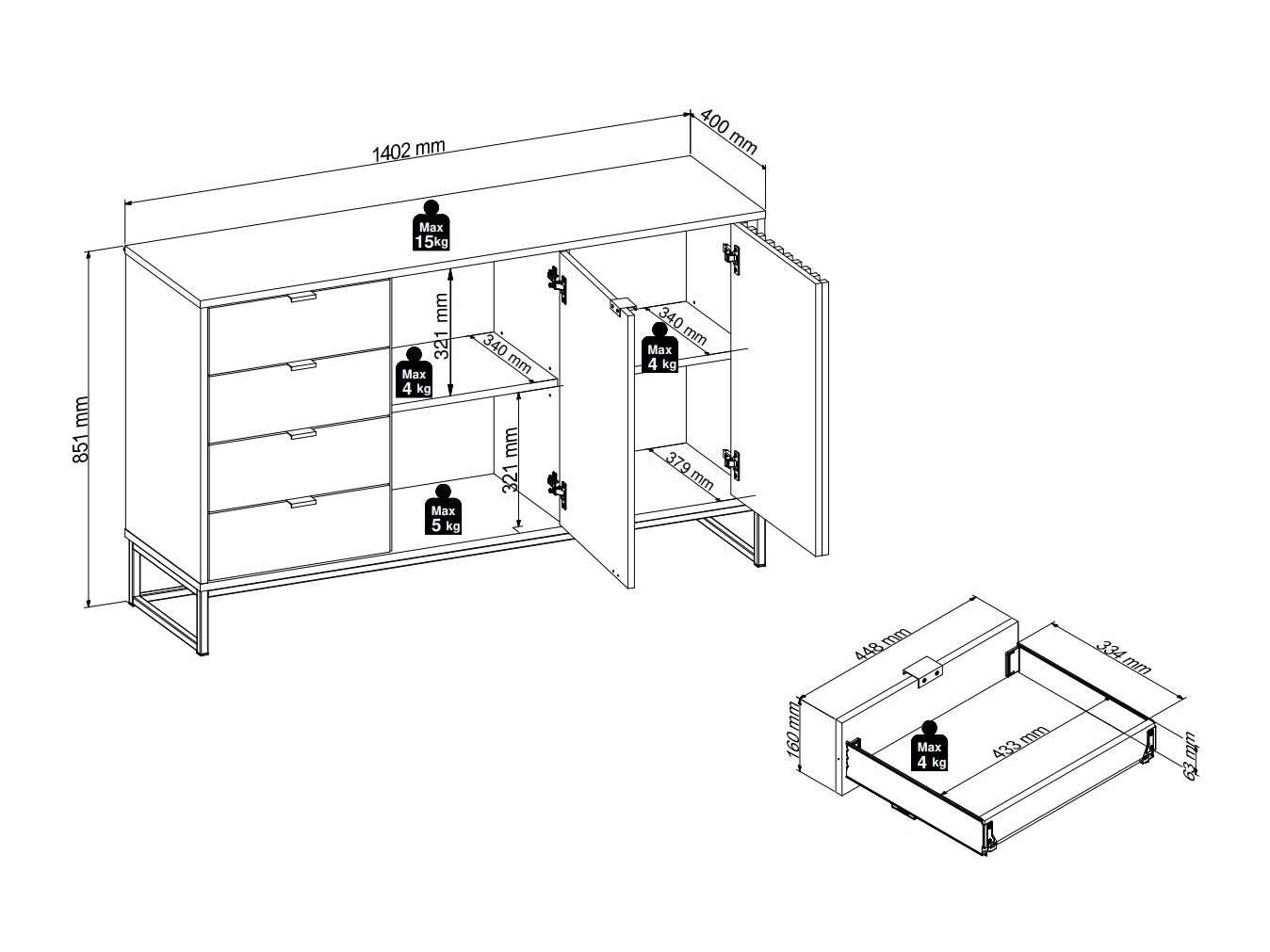 Ensemble de salon Sondelu 106