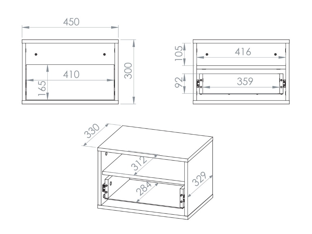 Table de chevet Morsero 106
