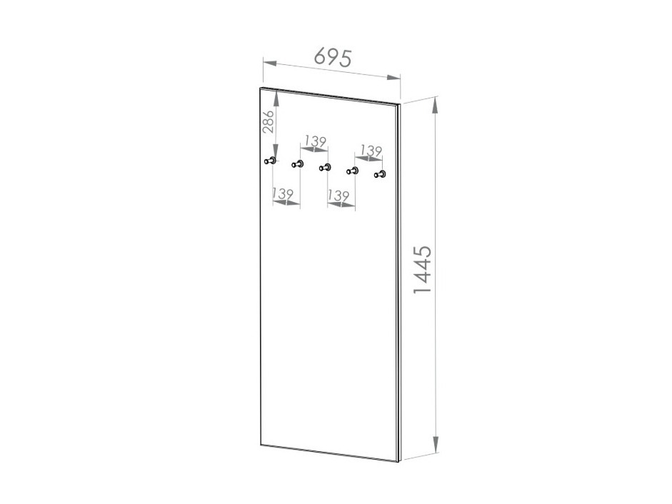 Meuble d'entrée Fiolevo 105
