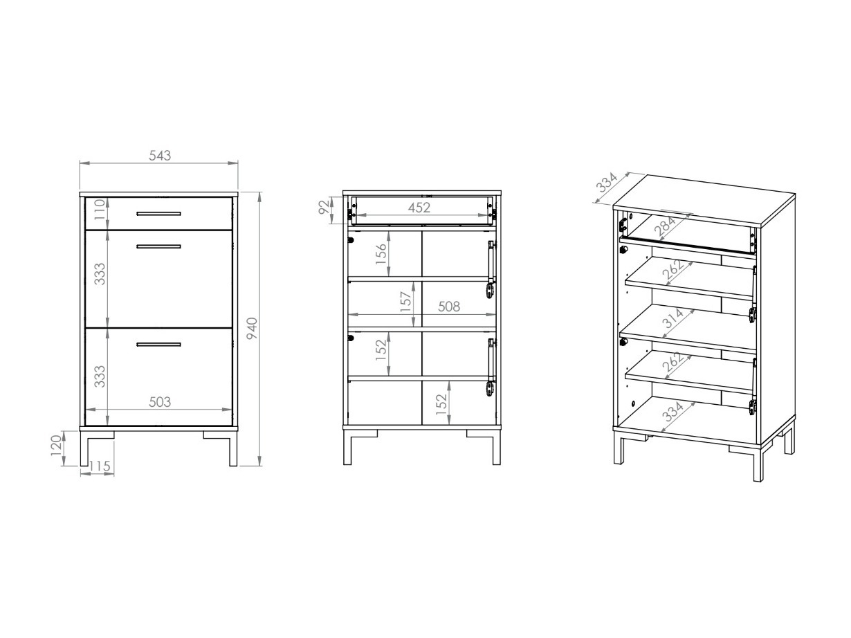 Meuble d'entrée Fiolevo 105