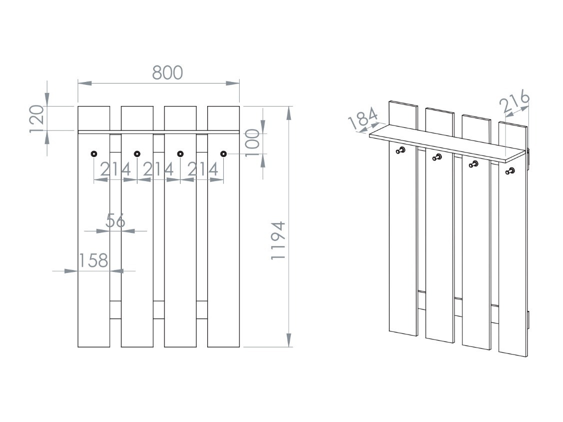 Meuble d'entrée Madison 194