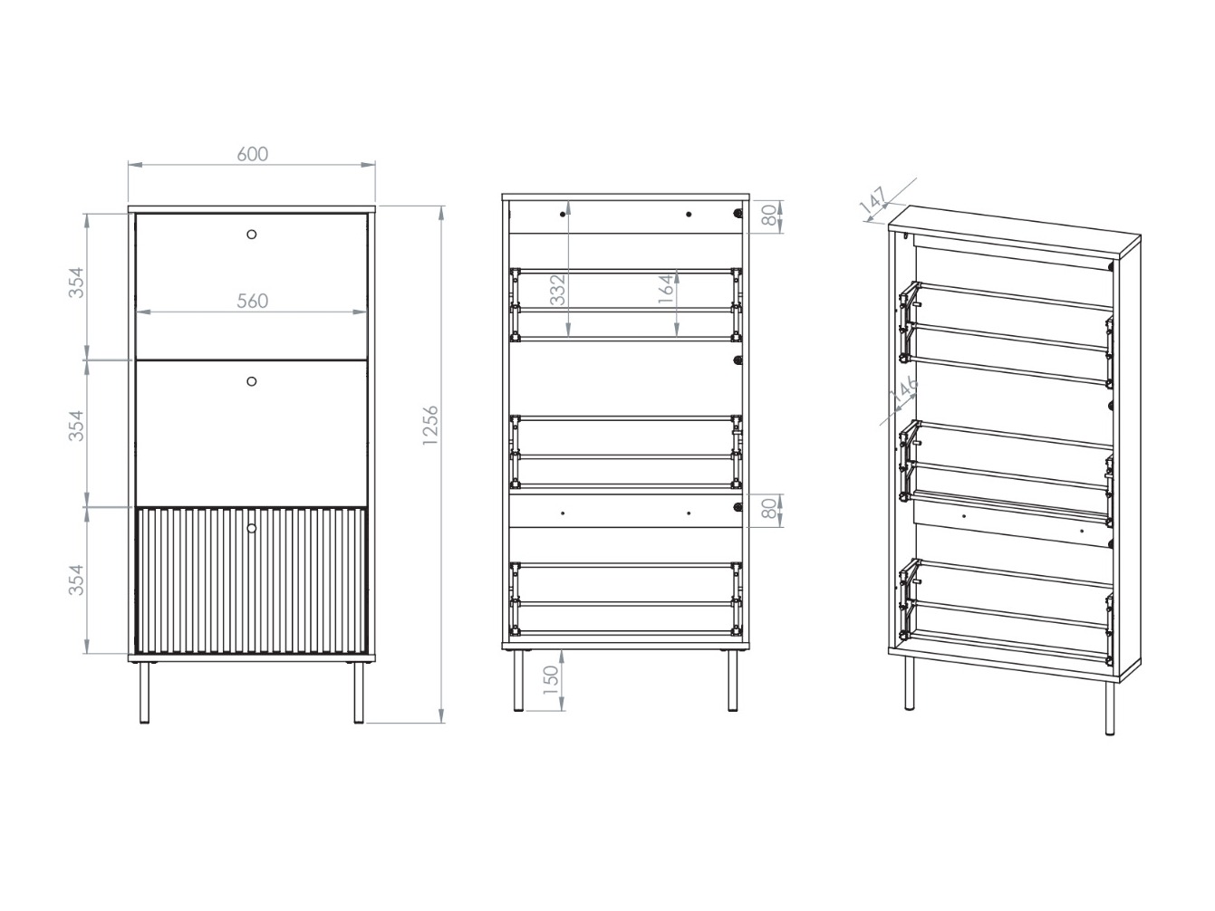 Meubles à chaussures Marmeli 129