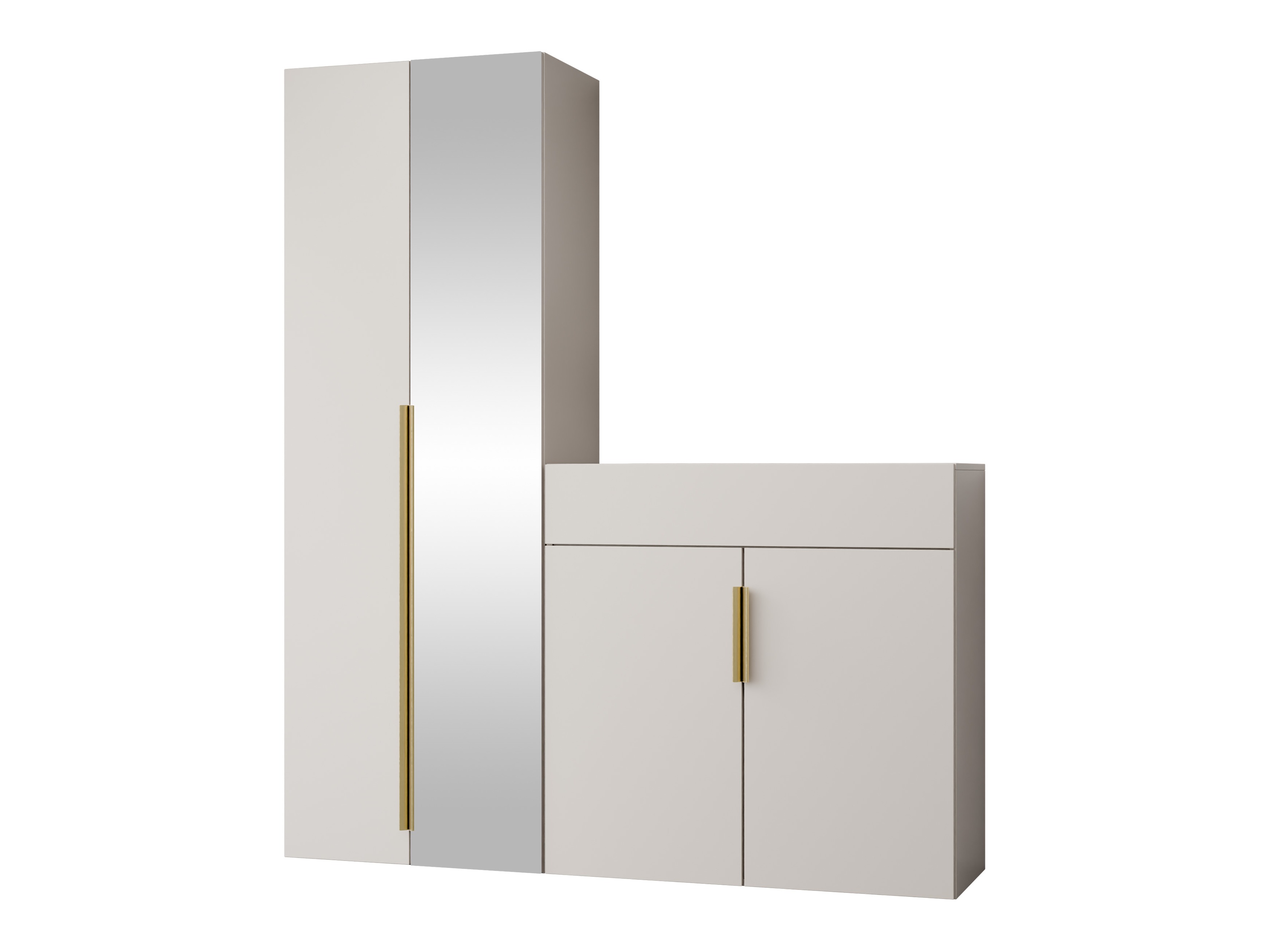 Meuble d'entrée Comfivo 581 (Beige)