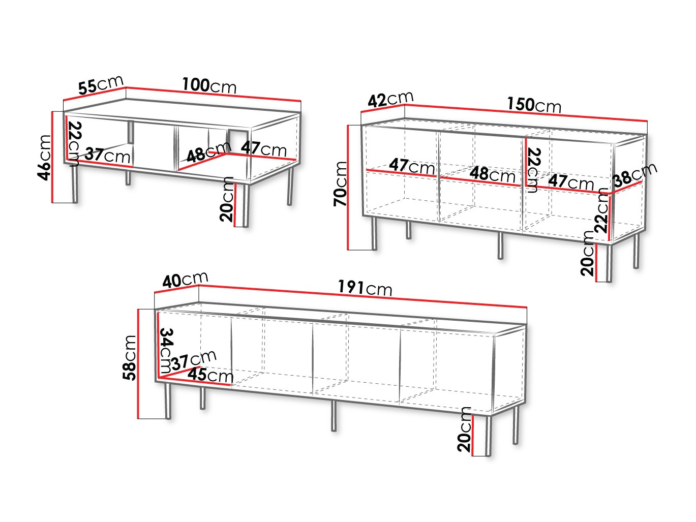 Ensemble de salon Morbala 106