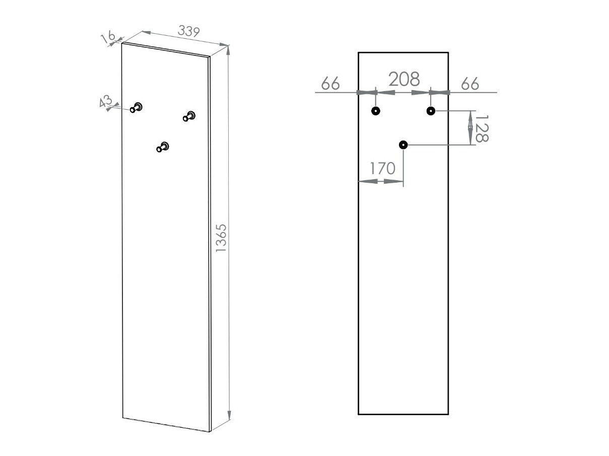 Meuble d'entrée Marmeli 133