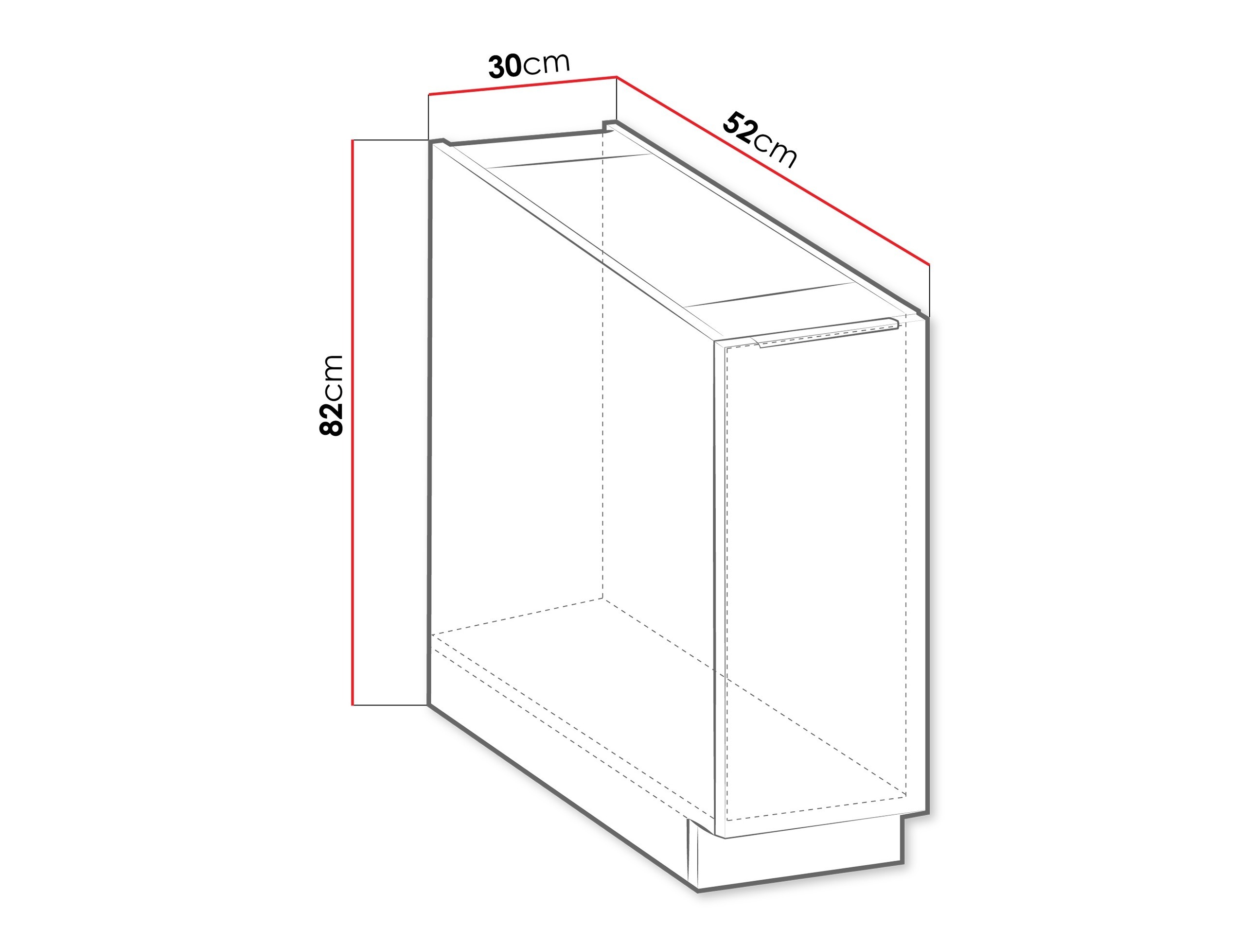 Armoire modulaire avec panier extractible Sole 102