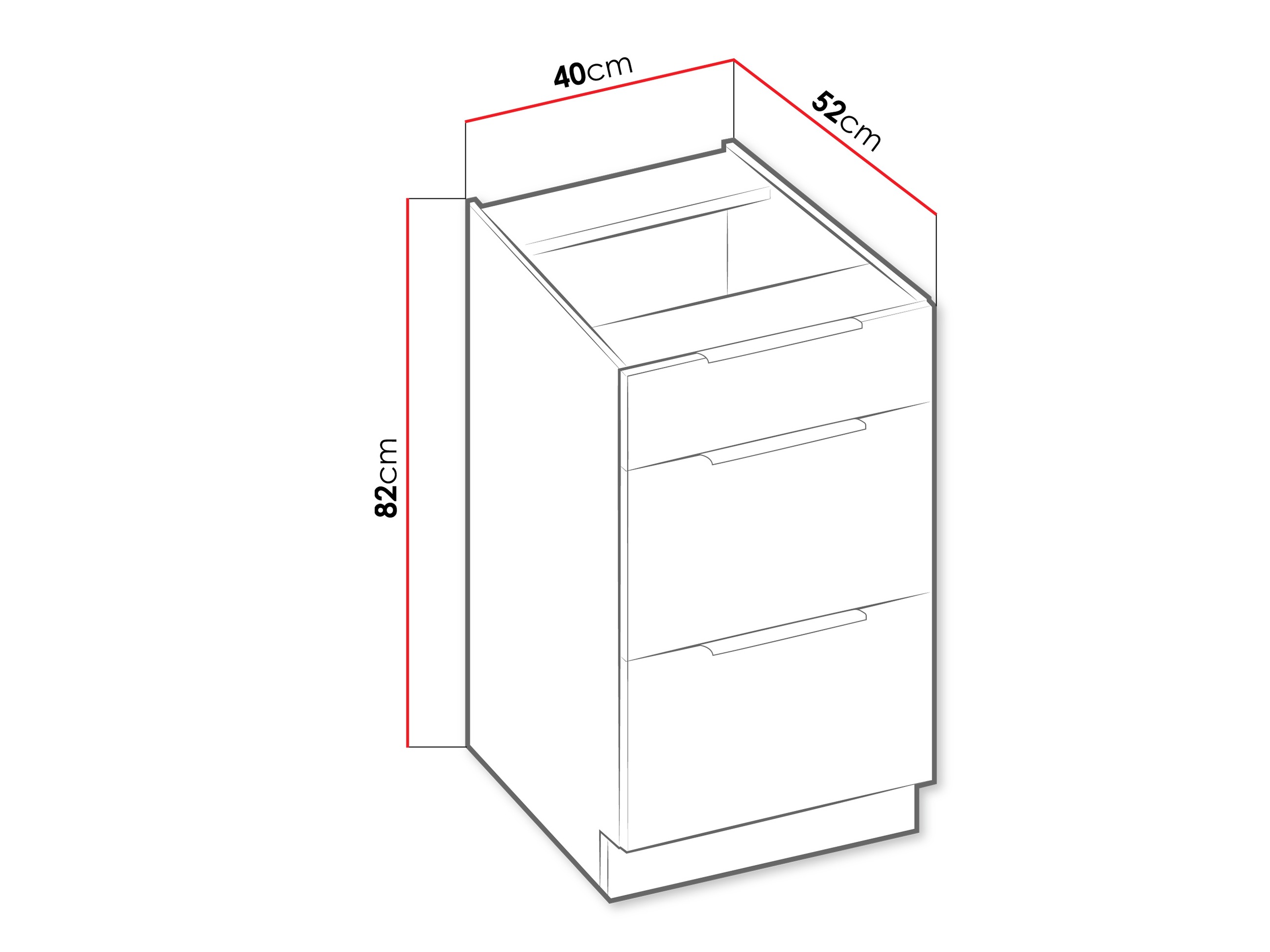 Armoire modulaire avec tiroirs Sole 115