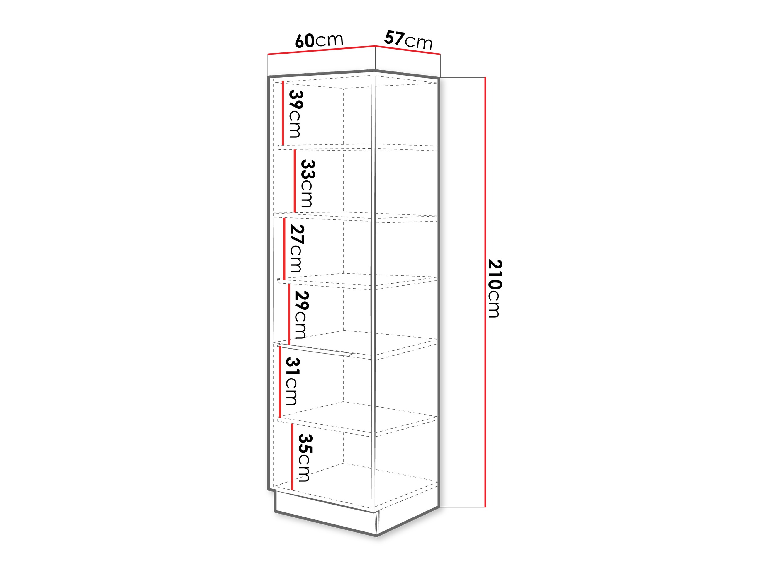 Armoire modulaire avec portes Sole 131