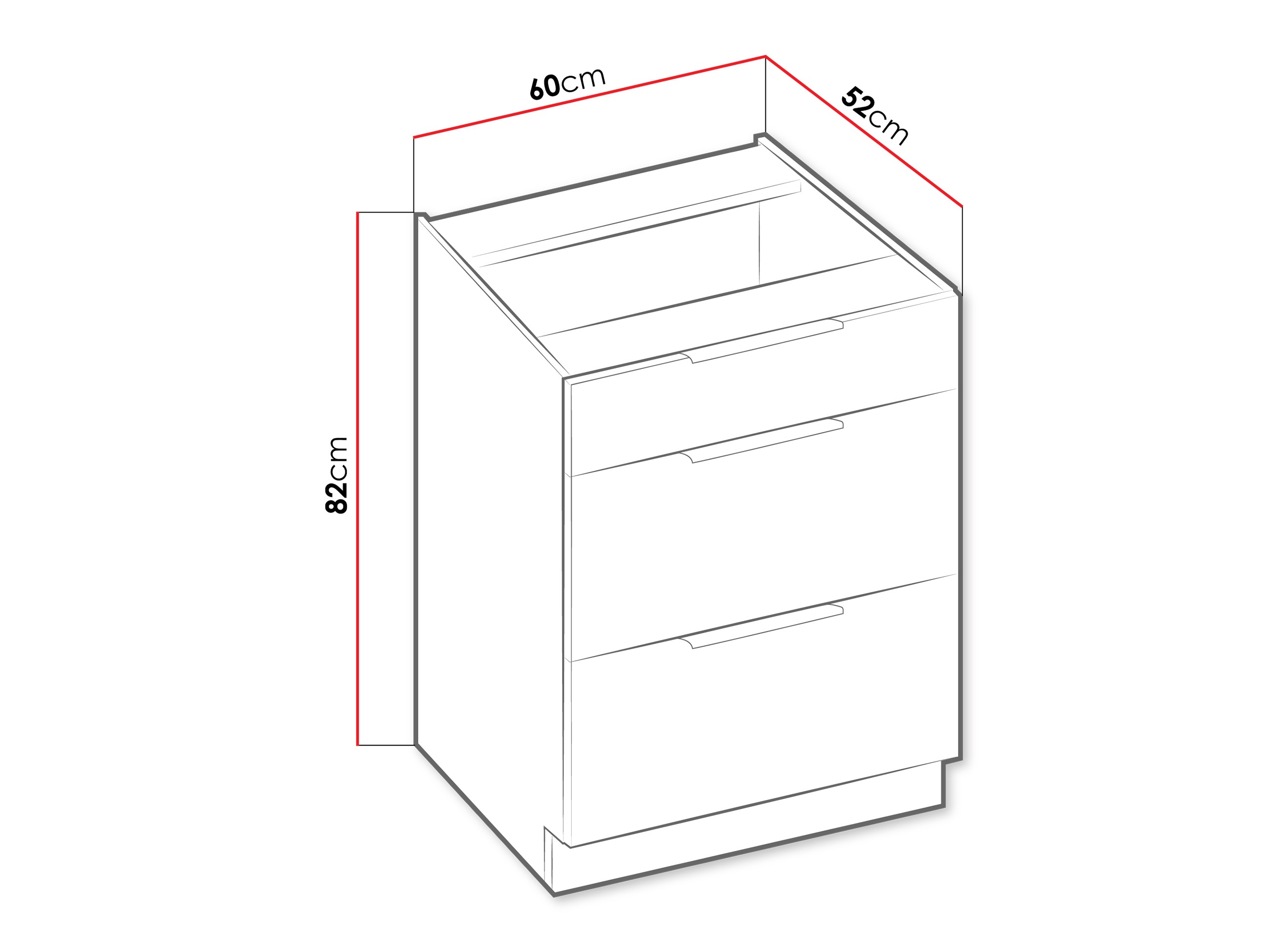 Armoire modulaire avec tiroirs Sole 126