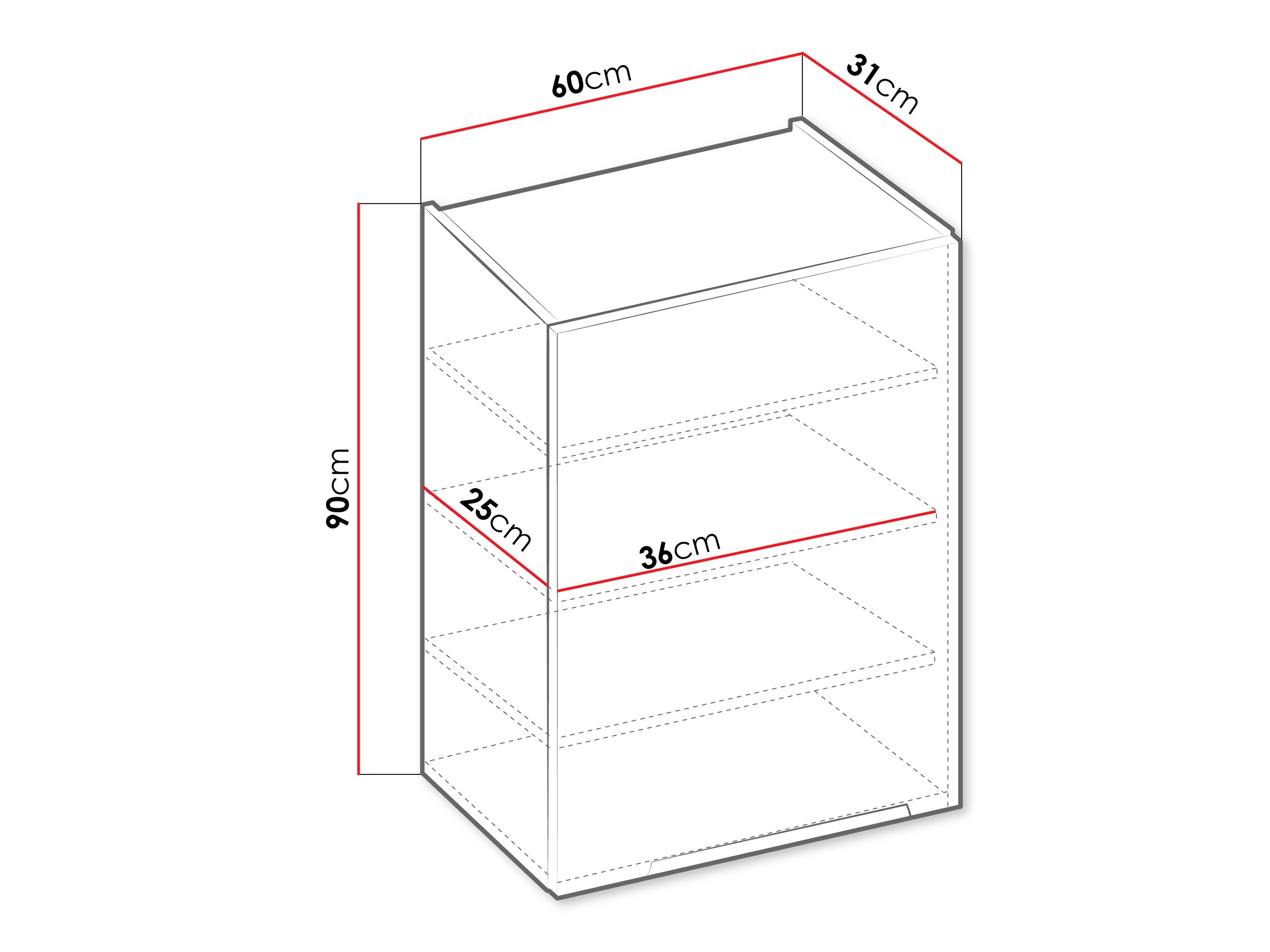 Armoire murale modulaire Sole 137