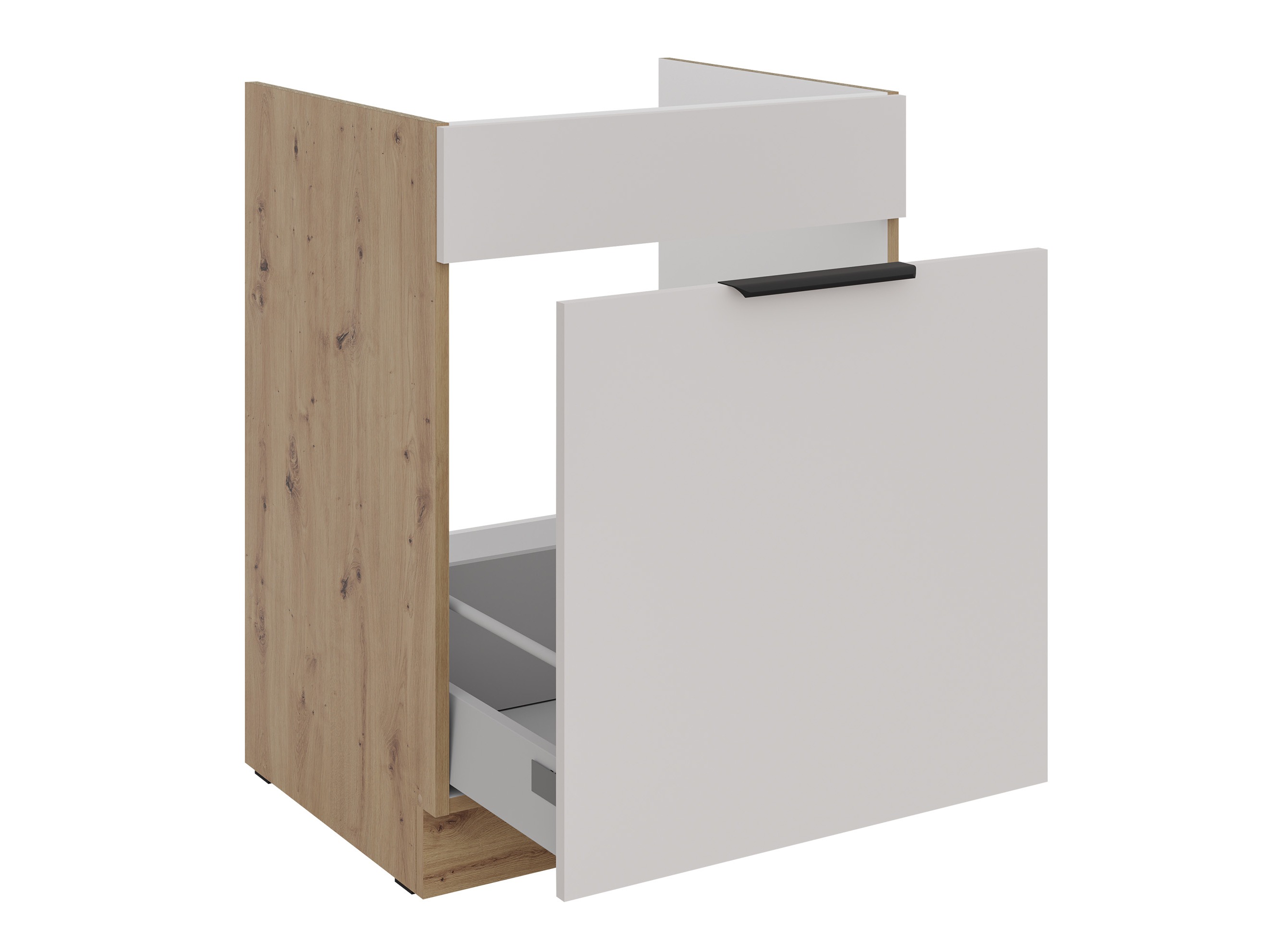 Armoire de salle de bain pour lavabo modulaire avec tiroir Sole 141