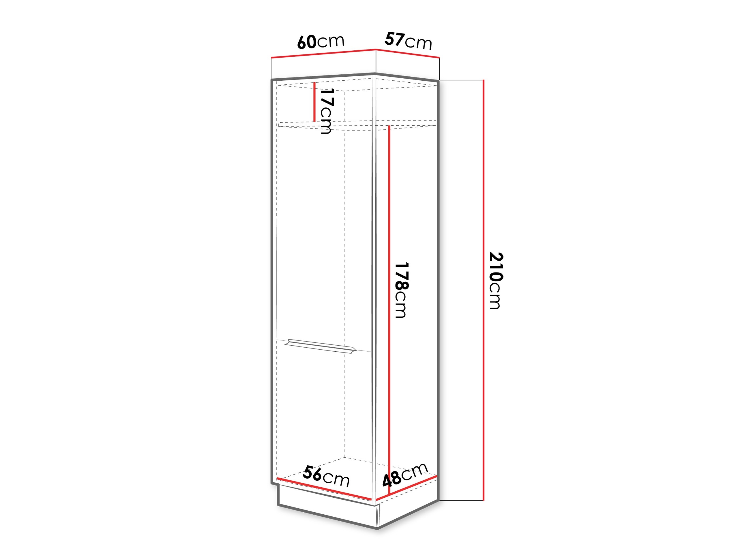 Armoire modulaire pour appareils intégrés Sole 138