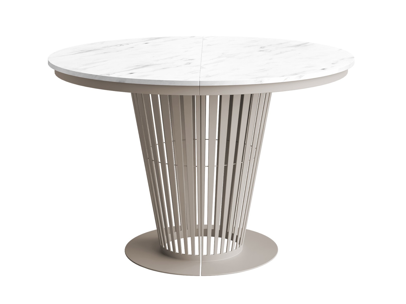 Table Oswego 179 (Cachemire + Marbre blanc)