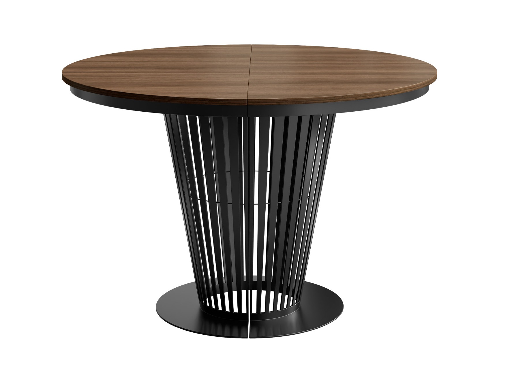 Table Oswego 179 (Noir + Noix sombre)