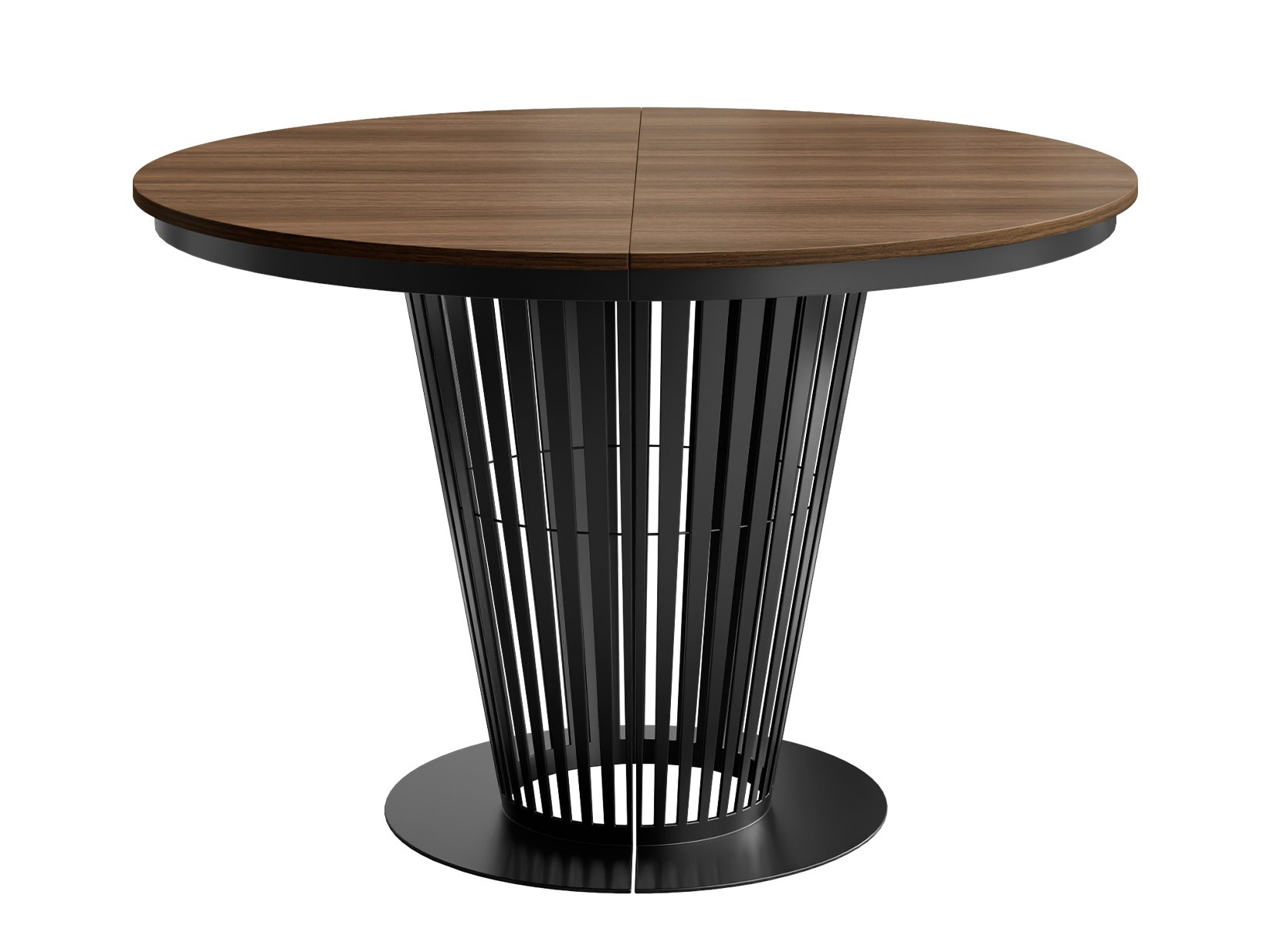 Table Oswego 181 (Noir + Noix sombre)
