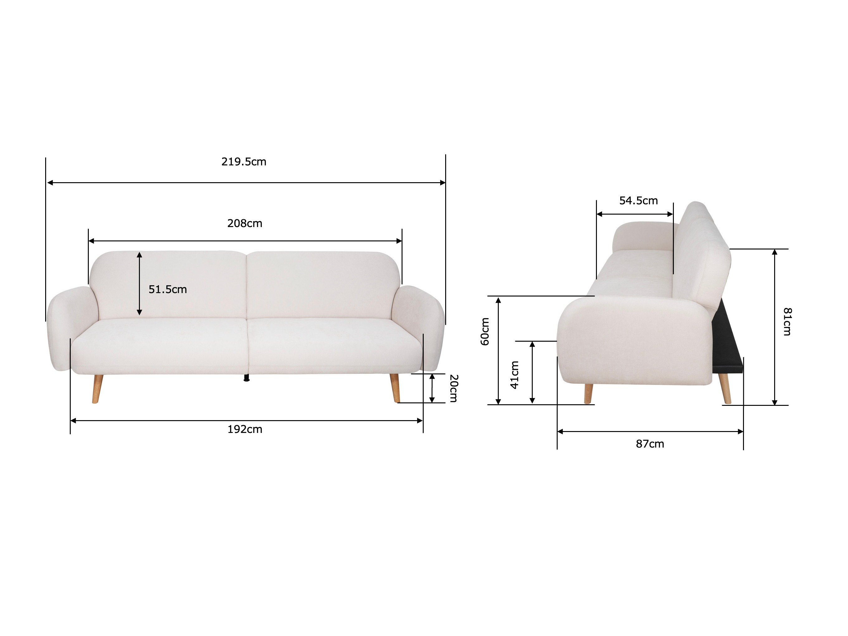 Canapé convertible Comfivo Urbas (Maloy 22)