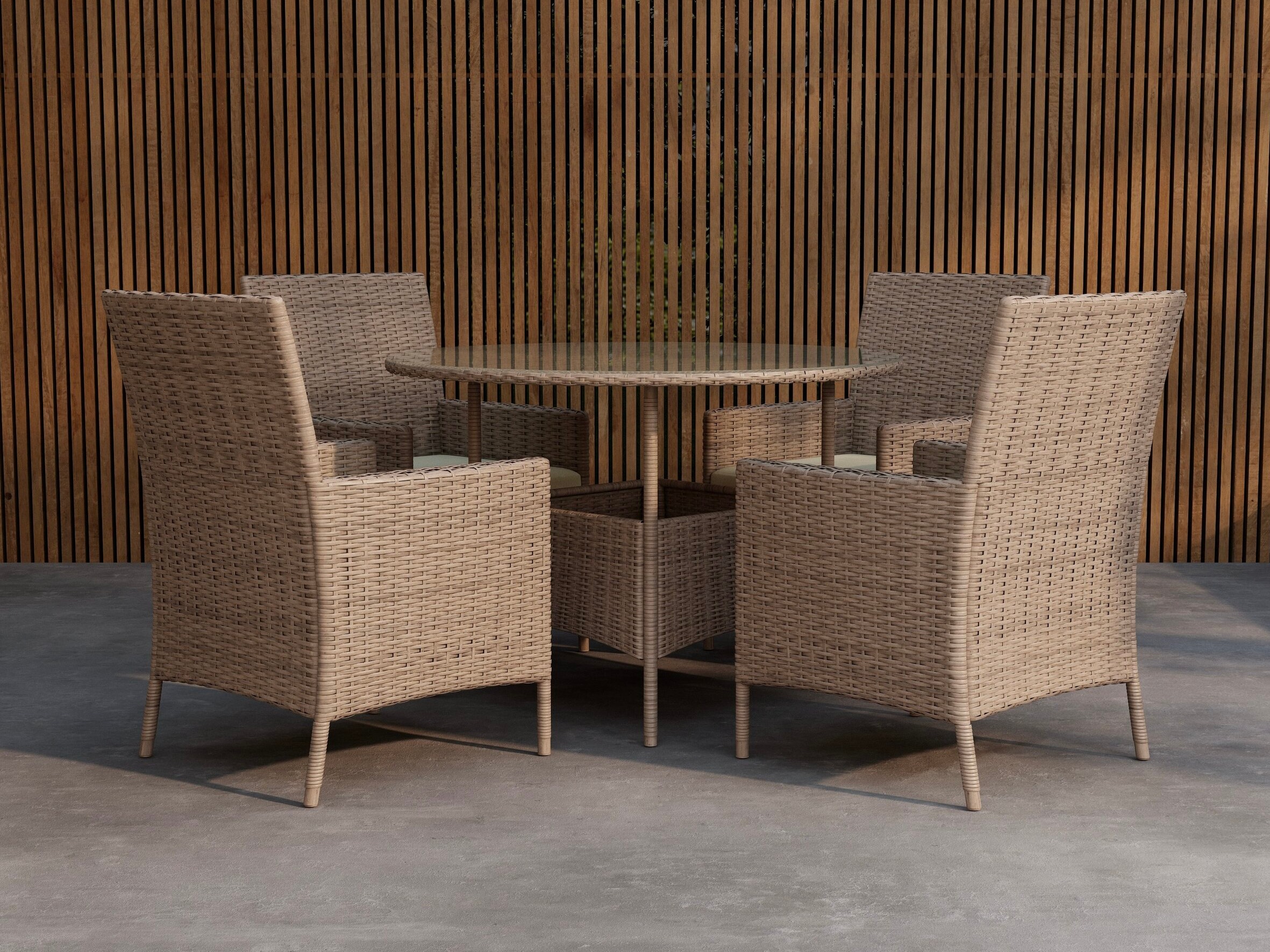 Ensemble table et chaises Dallas 5242