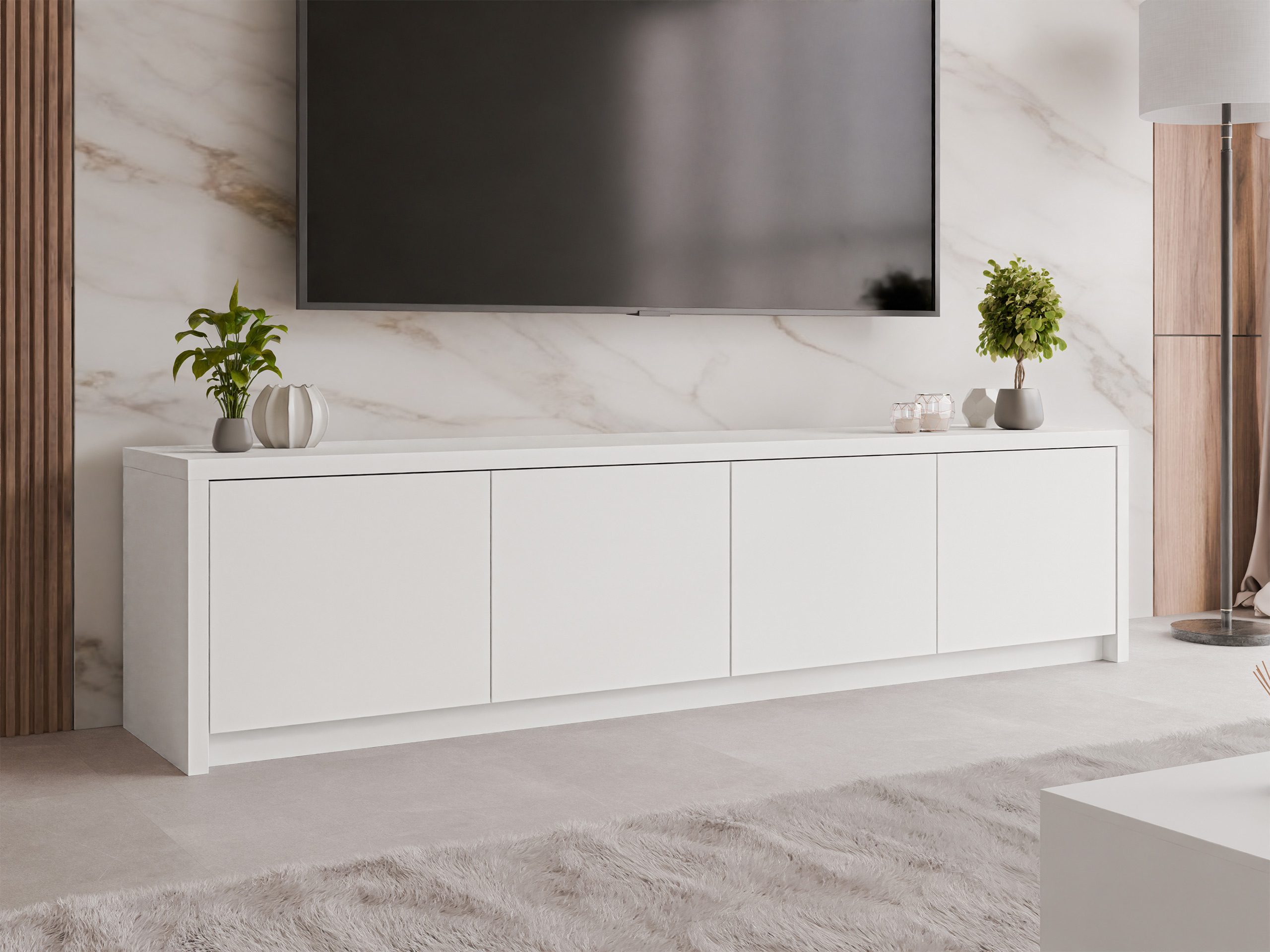 Meuble TV Lectio (Blanc)