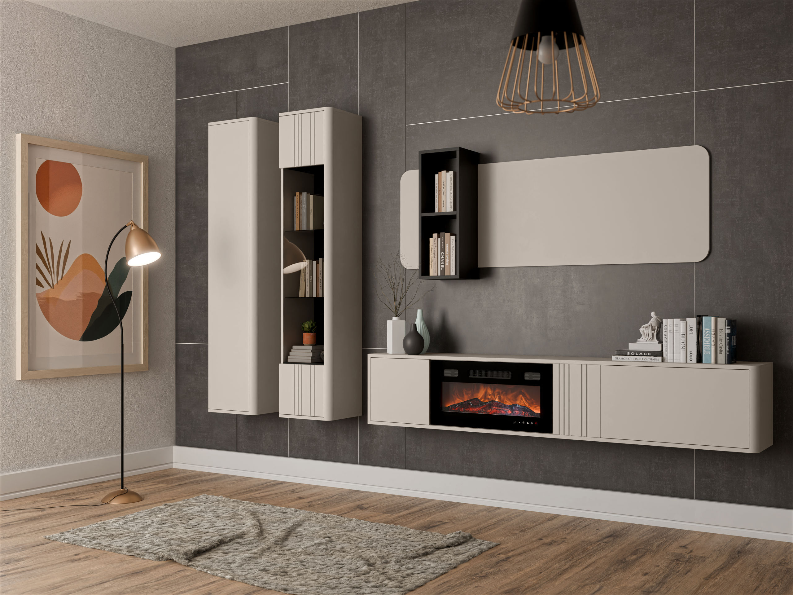 Meuble TV Oratio IV (Cachemire)