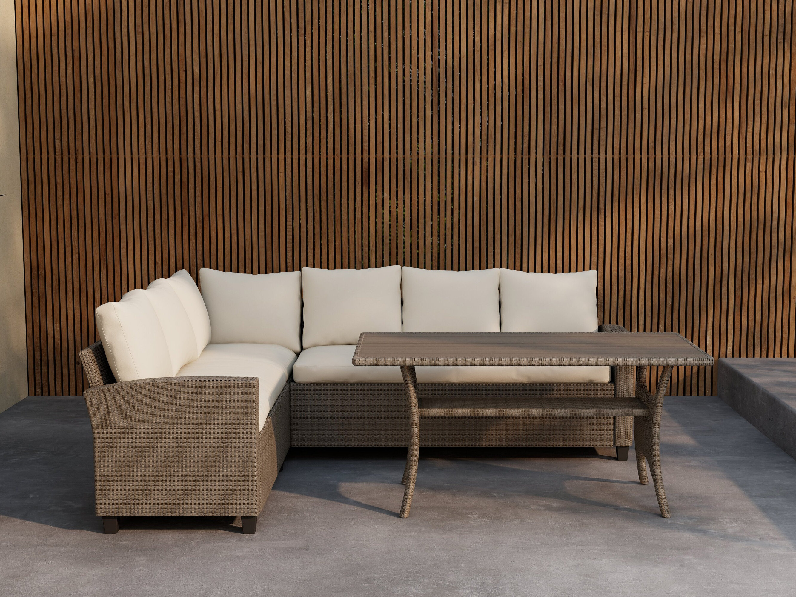 Ensemble de mobilier de jardin Dallas 4628 (Beige)