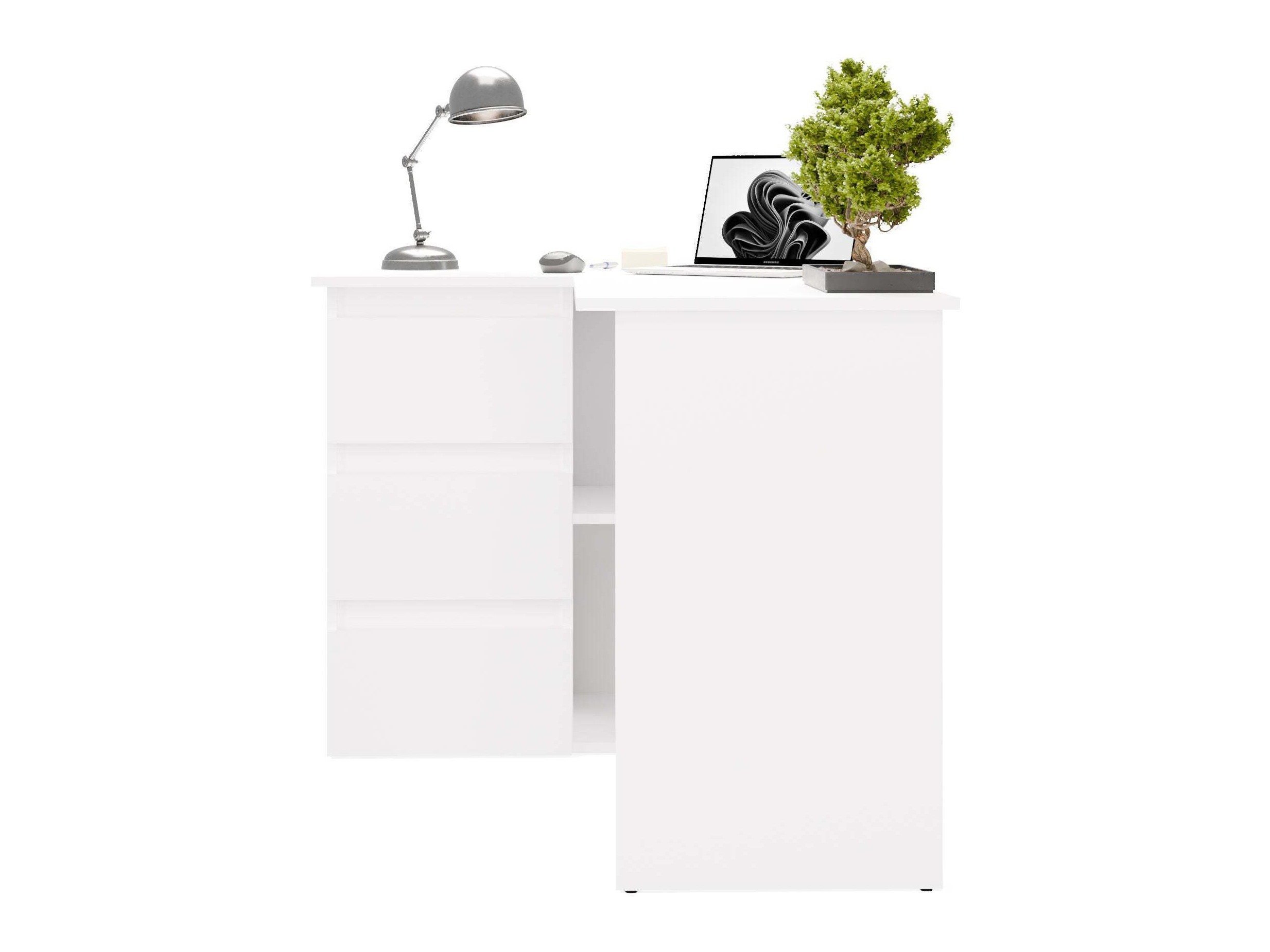 Bureau d'angle Mandeville 365 (Blanc)