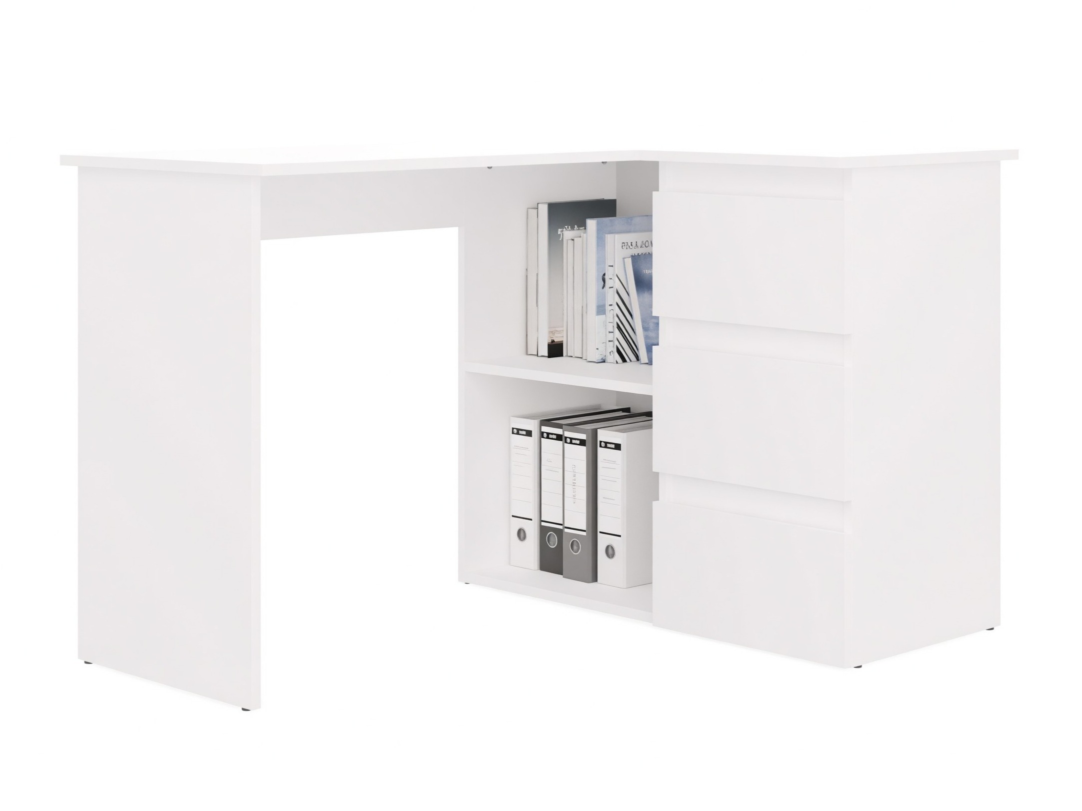 Bureau d'angle Mandeville 365 (Blanc)